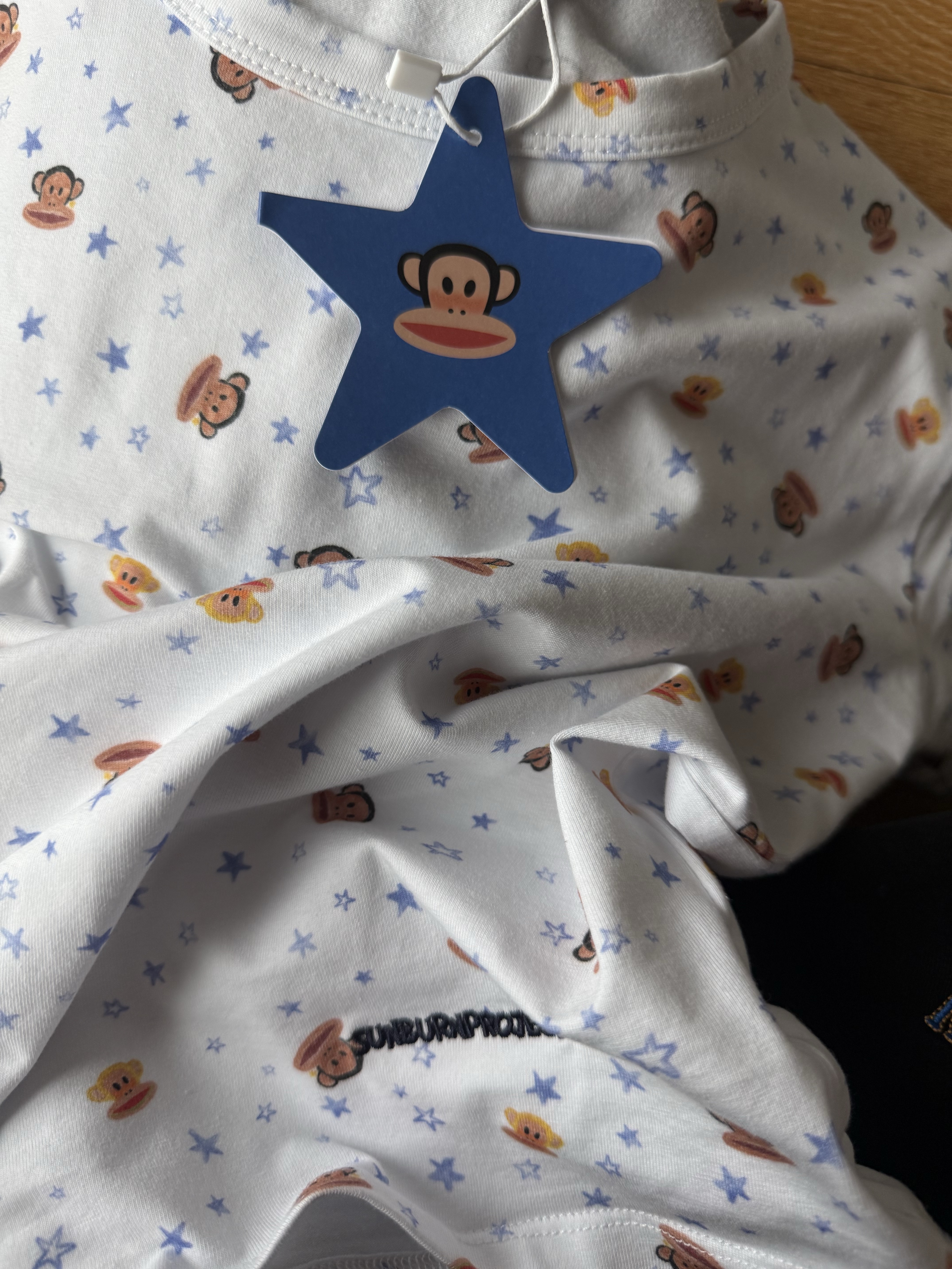 (W) Glowny Poppy Balloon Top White 착용 스타일 - 4