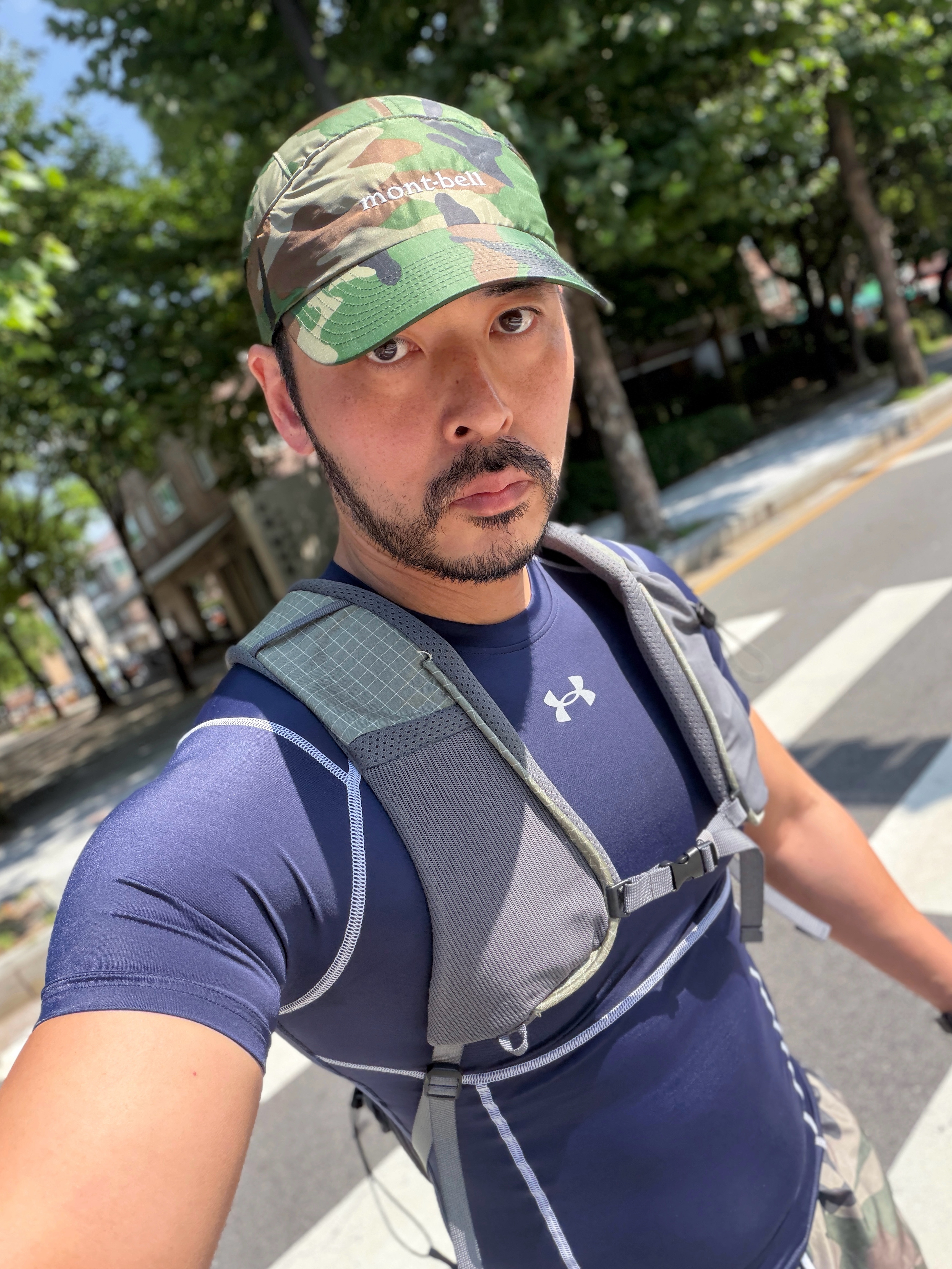 Montbell Camo Watch Cap Green - 26FW, K-SWISS M KONEJO S BK 착용 스타일 - 5