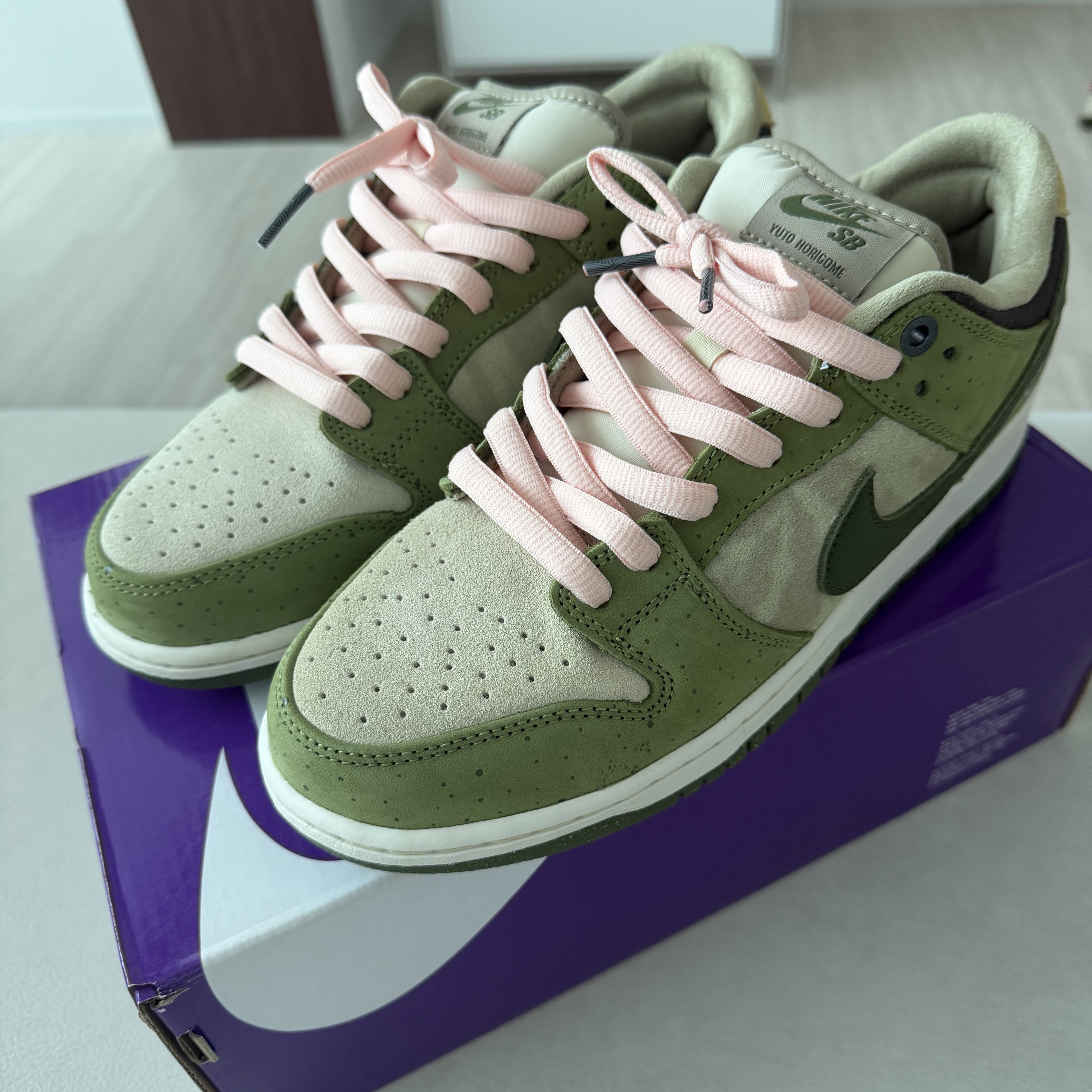 Nike x Yuto Horigome SB Dunk Low Matcha 착용 스타일 - 1