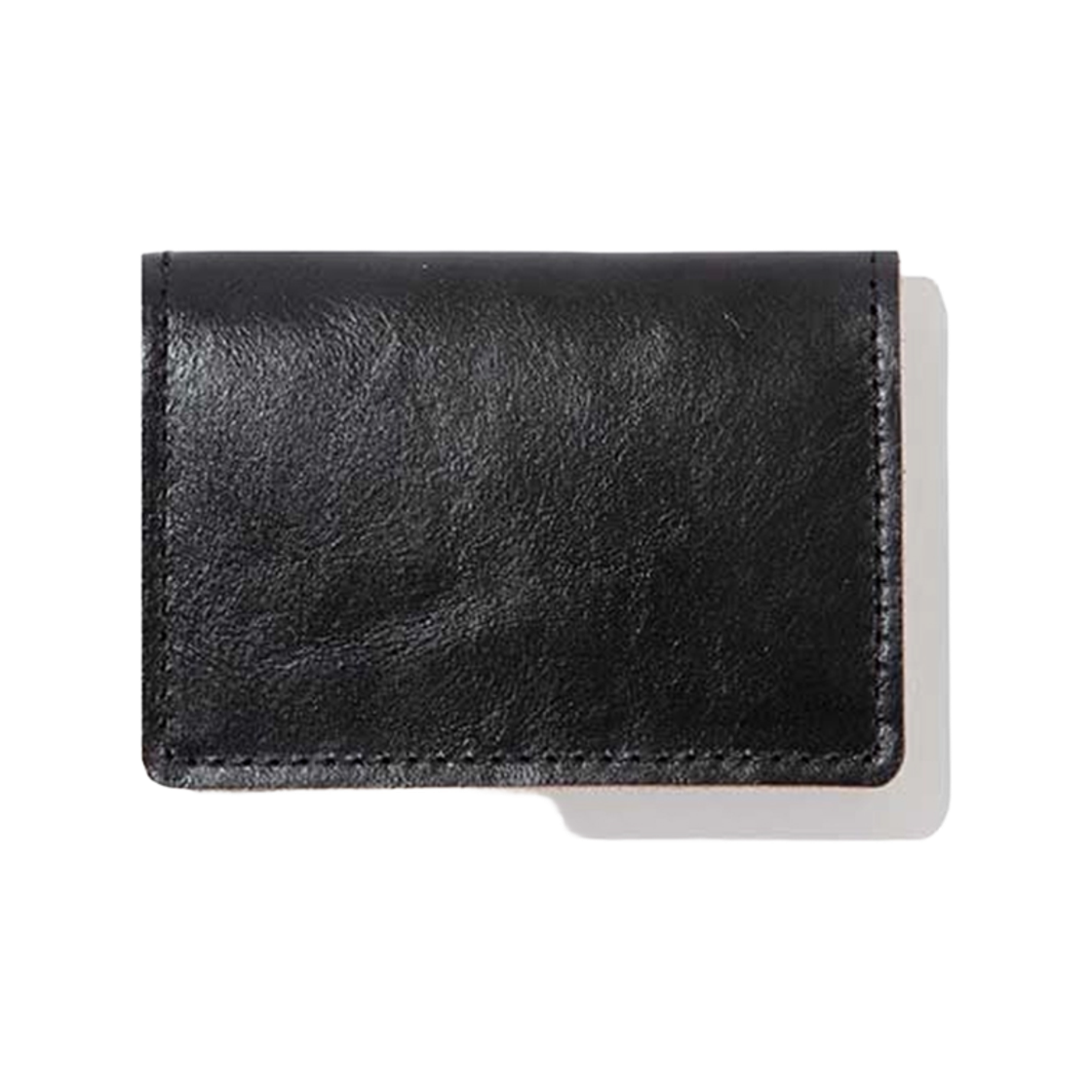 루이스 레더 카드 월렛 베지 터블 카우 블랙(Lewis Leathers Card Wallet Vege Tan Cow BLACK) - 2