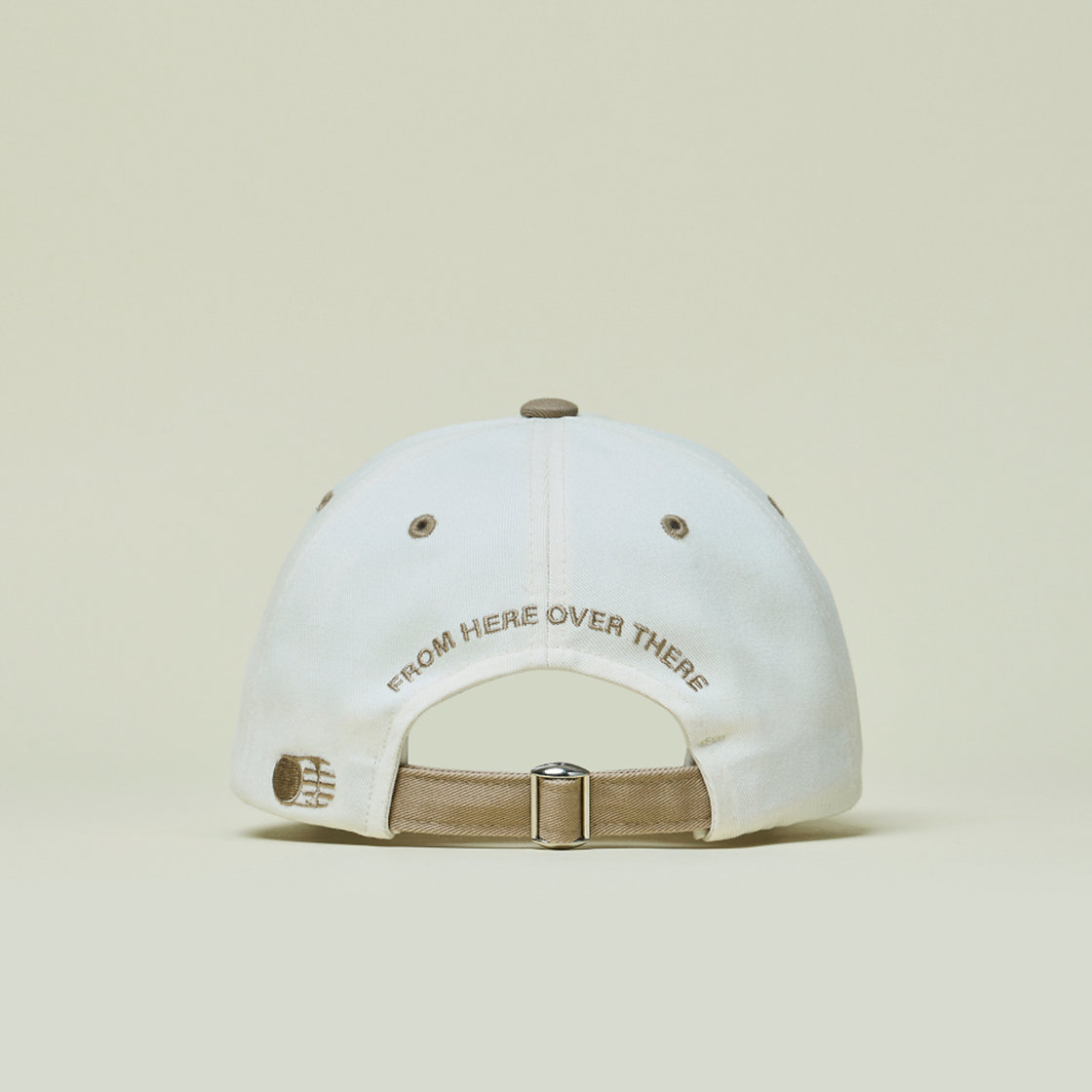 트래픽하모니 TH 로고 로우핏 볼캡 아이보리&베이지(Traffic Harmony TH Logo Low Fit Ball Cap Ivory & Beige) - 6