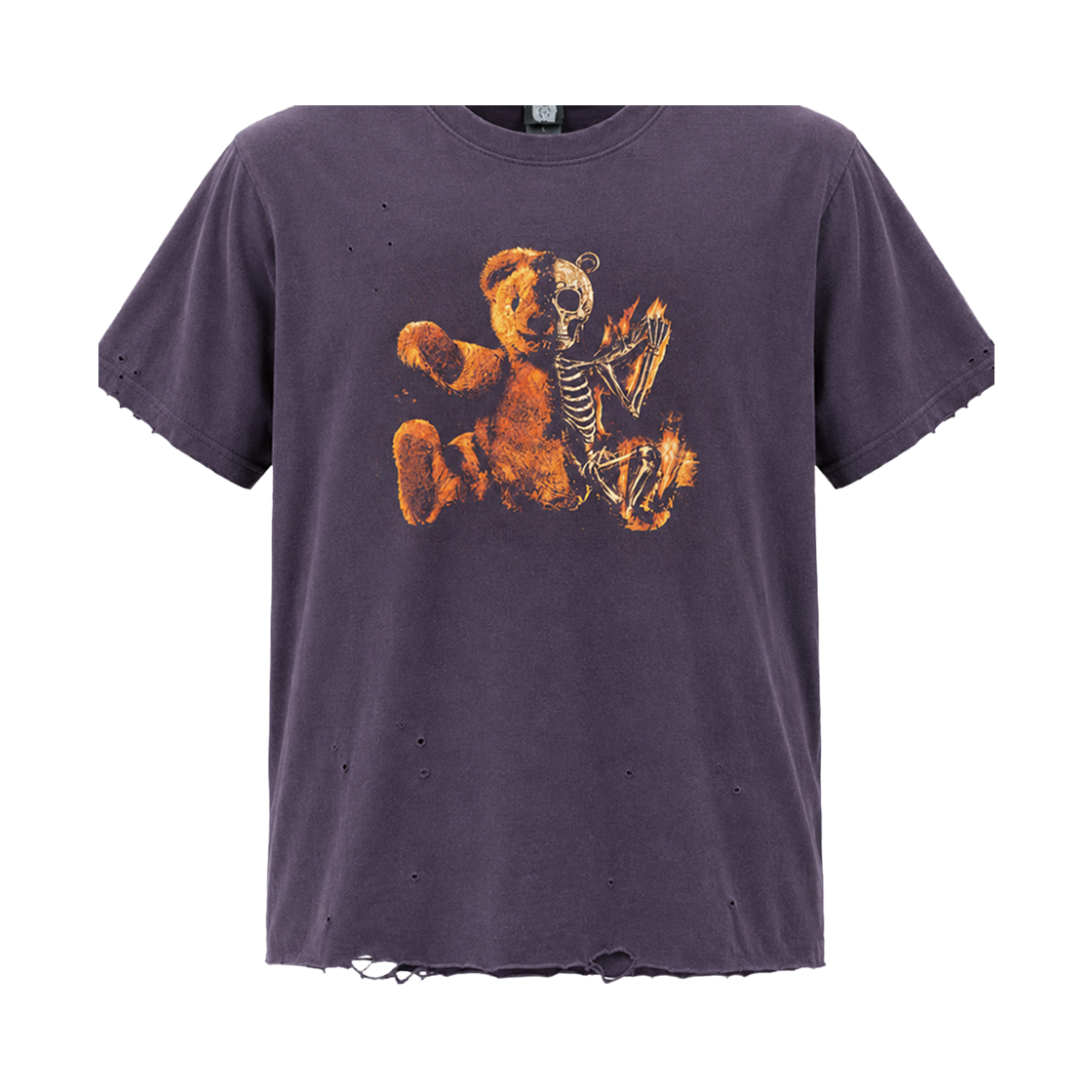 헤비레인 빈티지 가공 "베어 돌" 프린팅 티셔츠(Heavy Rain Vintage Processed "Bear Doll" Printing T-Shirt) - 3