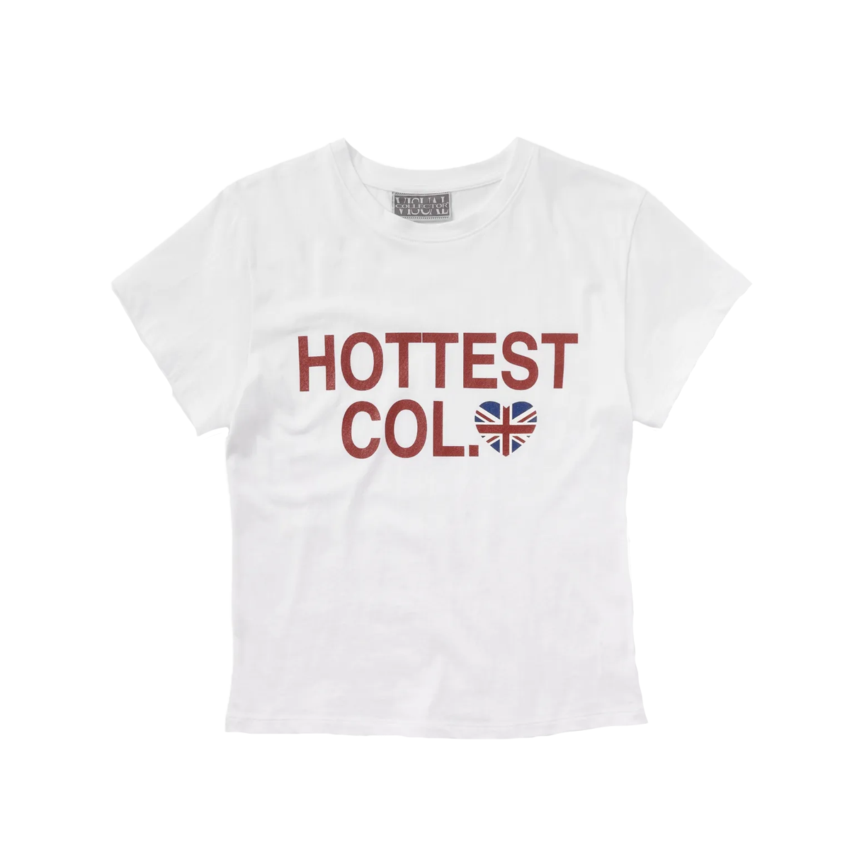 VCSUTOP1228 VISUAL COLLECTOR Hottest Tee - White