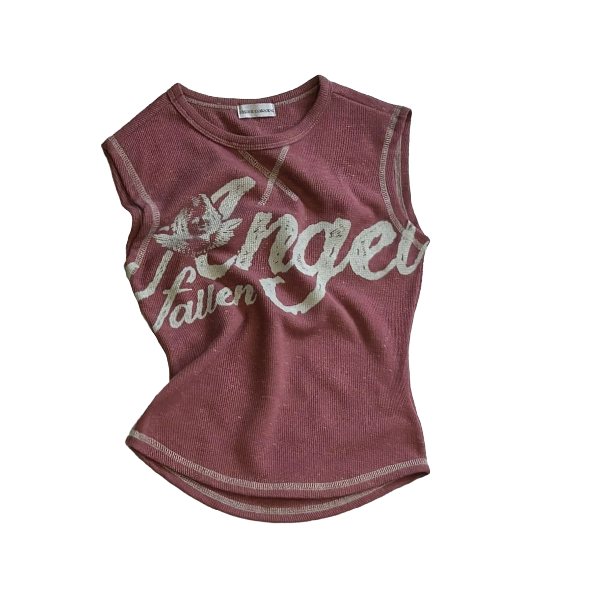 비주얼 컬렉터 폴린 엔젤 티 - 더스티 핑크(VISUAL COLLECTOR Fallen Angel Tee - Dusty Pink)