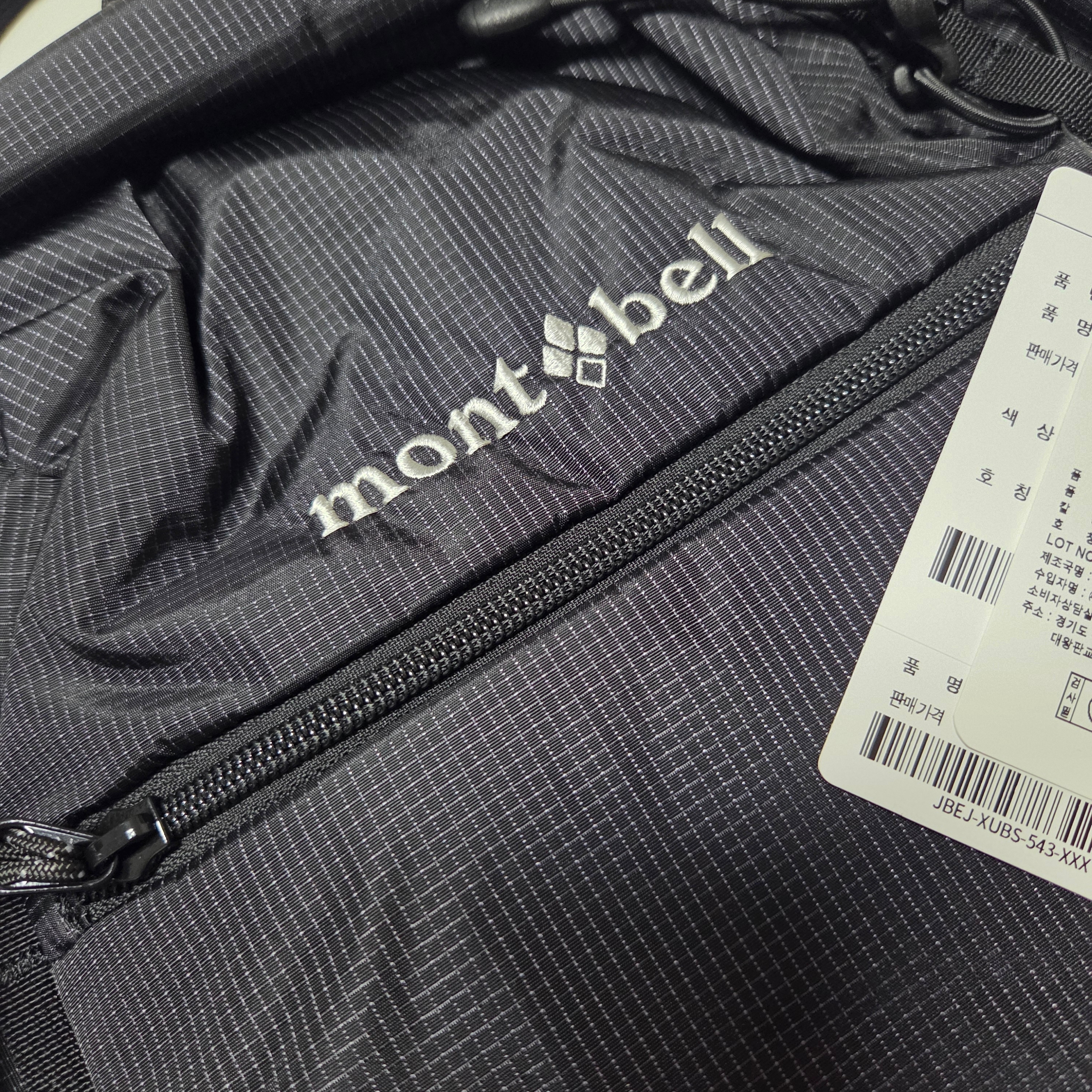 Montbell Garwhar Pack 20 Black 착용 스타일 - 2