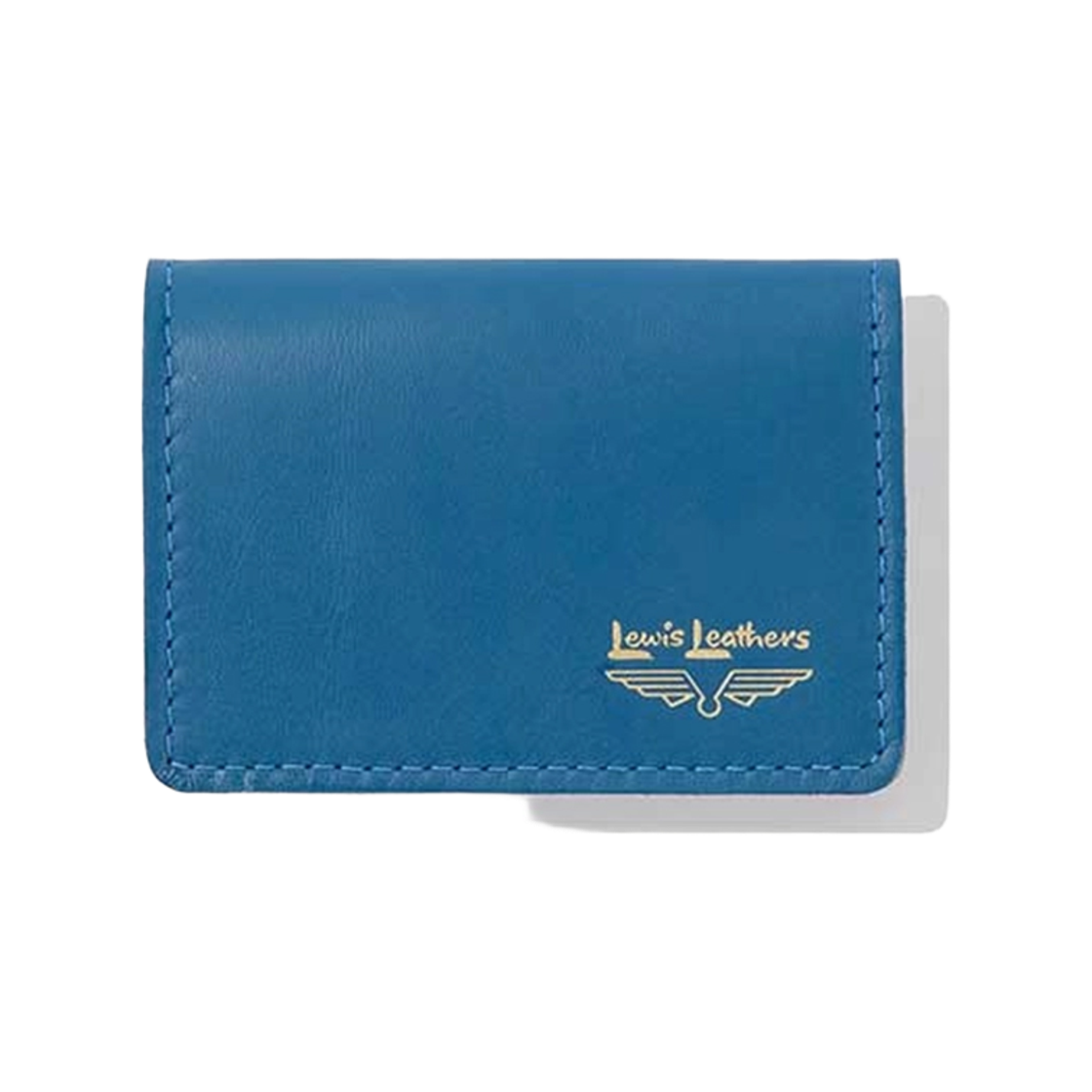 Card Wallet / Blue Lewis Leathers Card Wallet Blue