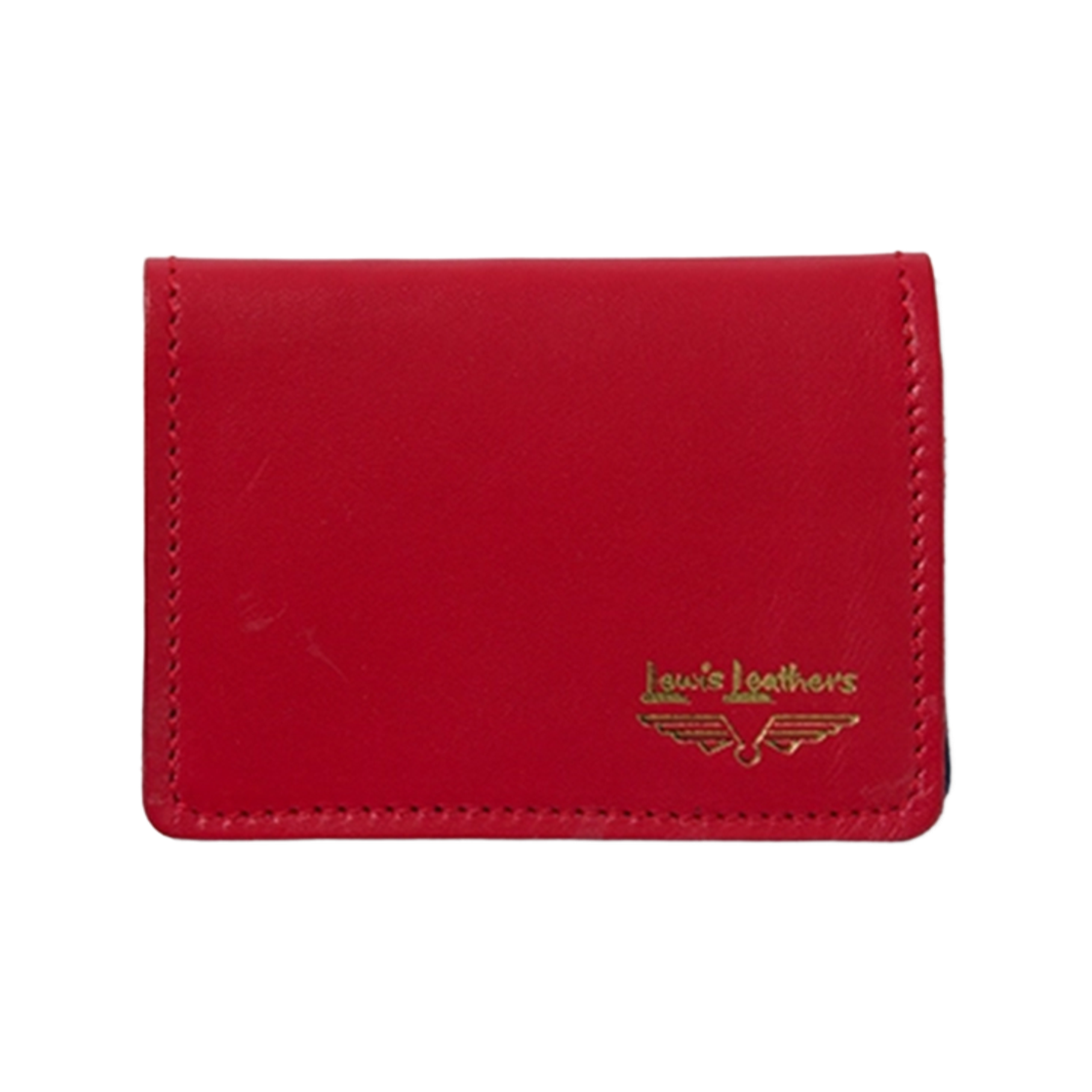 Card Wallet / Red Lewis Leathers Card Wallet Red