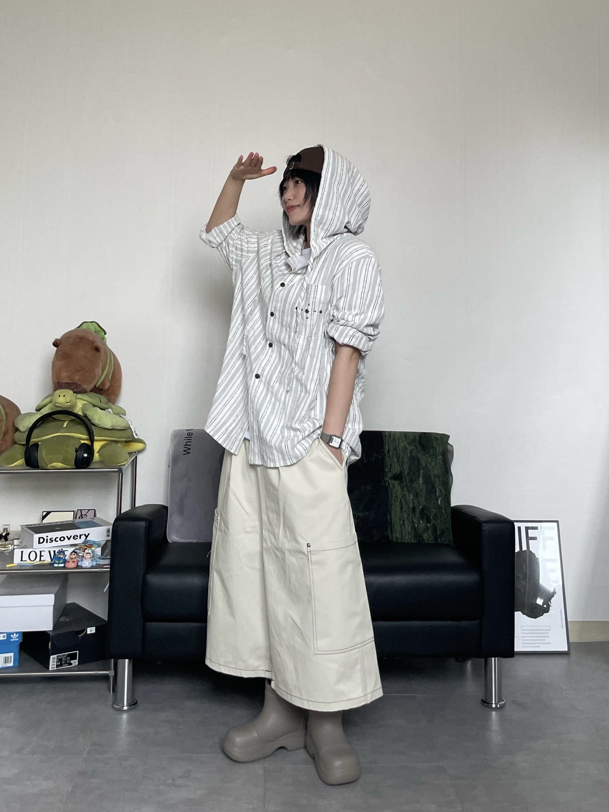 (W) Rockfishweatherwear Hayden Boots Cocoa 착용 스타일 - 3