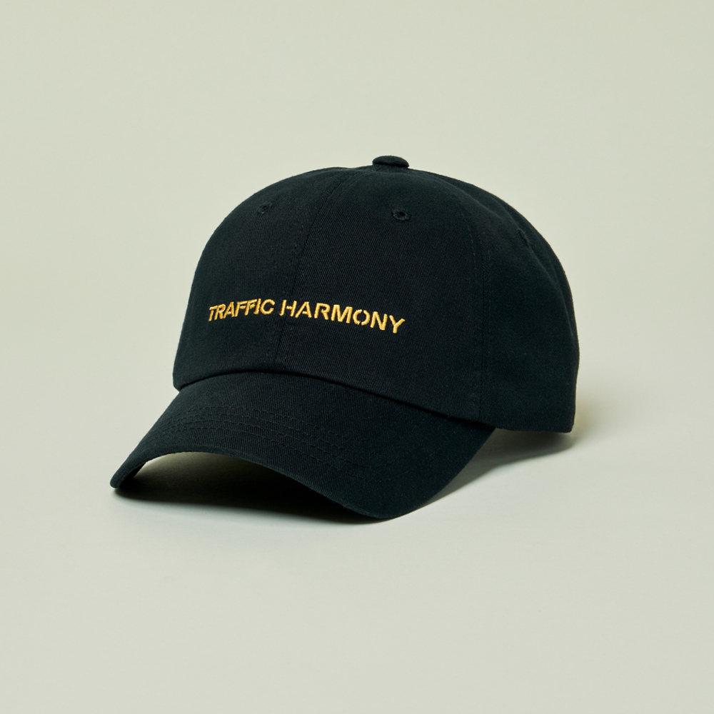 트래픽하모니 풀로고 로우핏 볼캡 블랙(Traffic Harmony Full Logo Low Fit Ball Cap Black) - 4