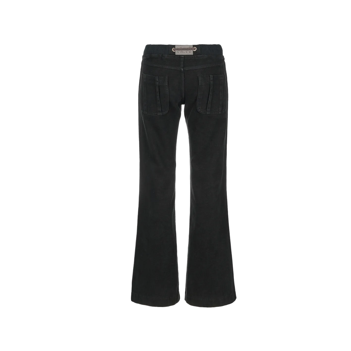 비주얼 컬렉터 스타릿 로우 웨이스트 워싱 팬츠 - 워싱 카키(VISUAL COLLECTOR Starlit Low-waist Washing Pants - Washing Black) - 2