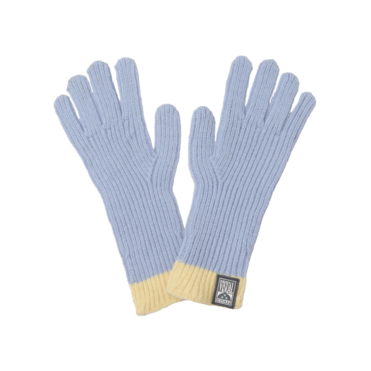 비주얼 컬렉터 팝 니트 글러브 - 빈티지 블루(VISUAL COLLECTOR Pop Knit Glove - Vintage Blue)
