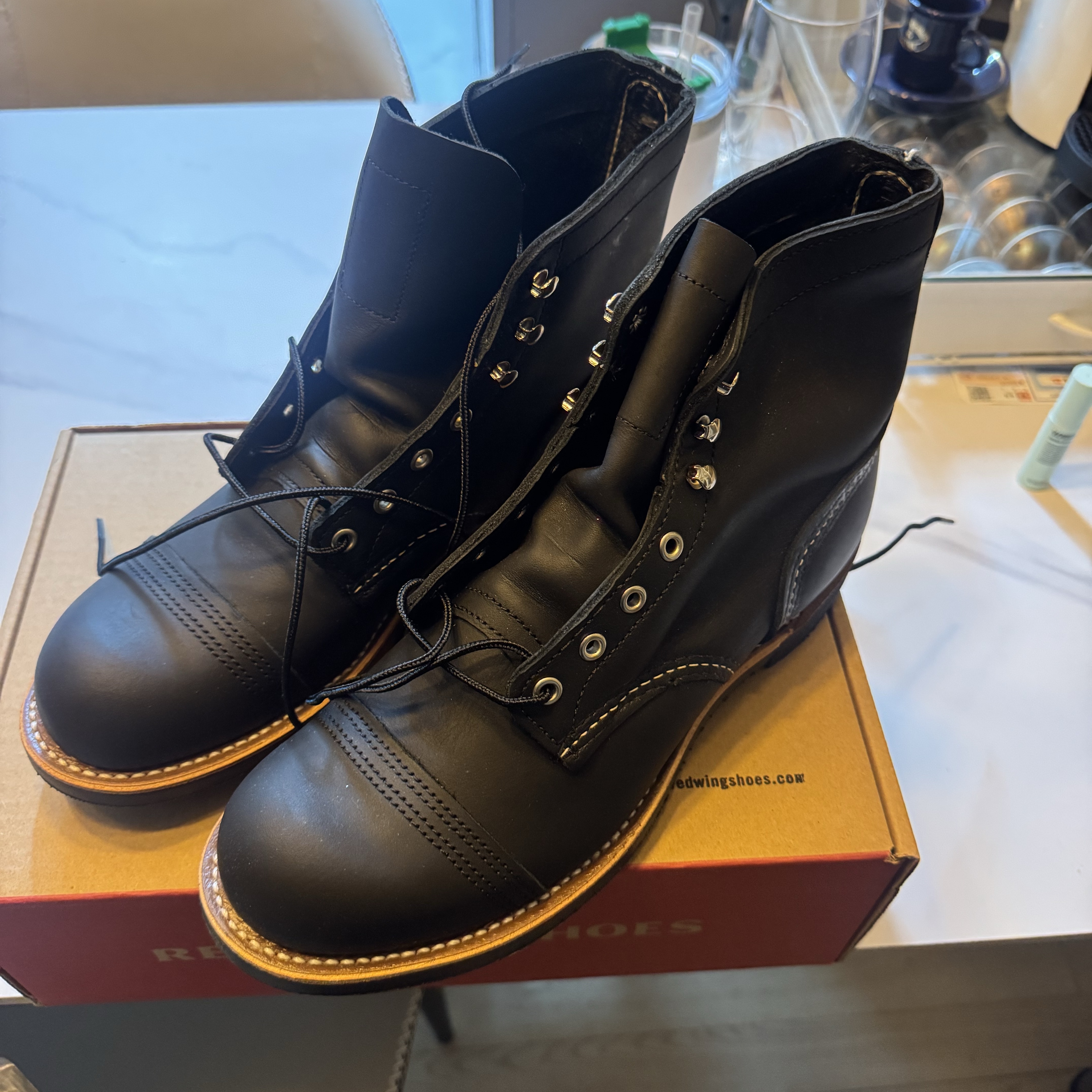 Red Wing Iron Ranger 8084 Black Harness - D 착용 스타일