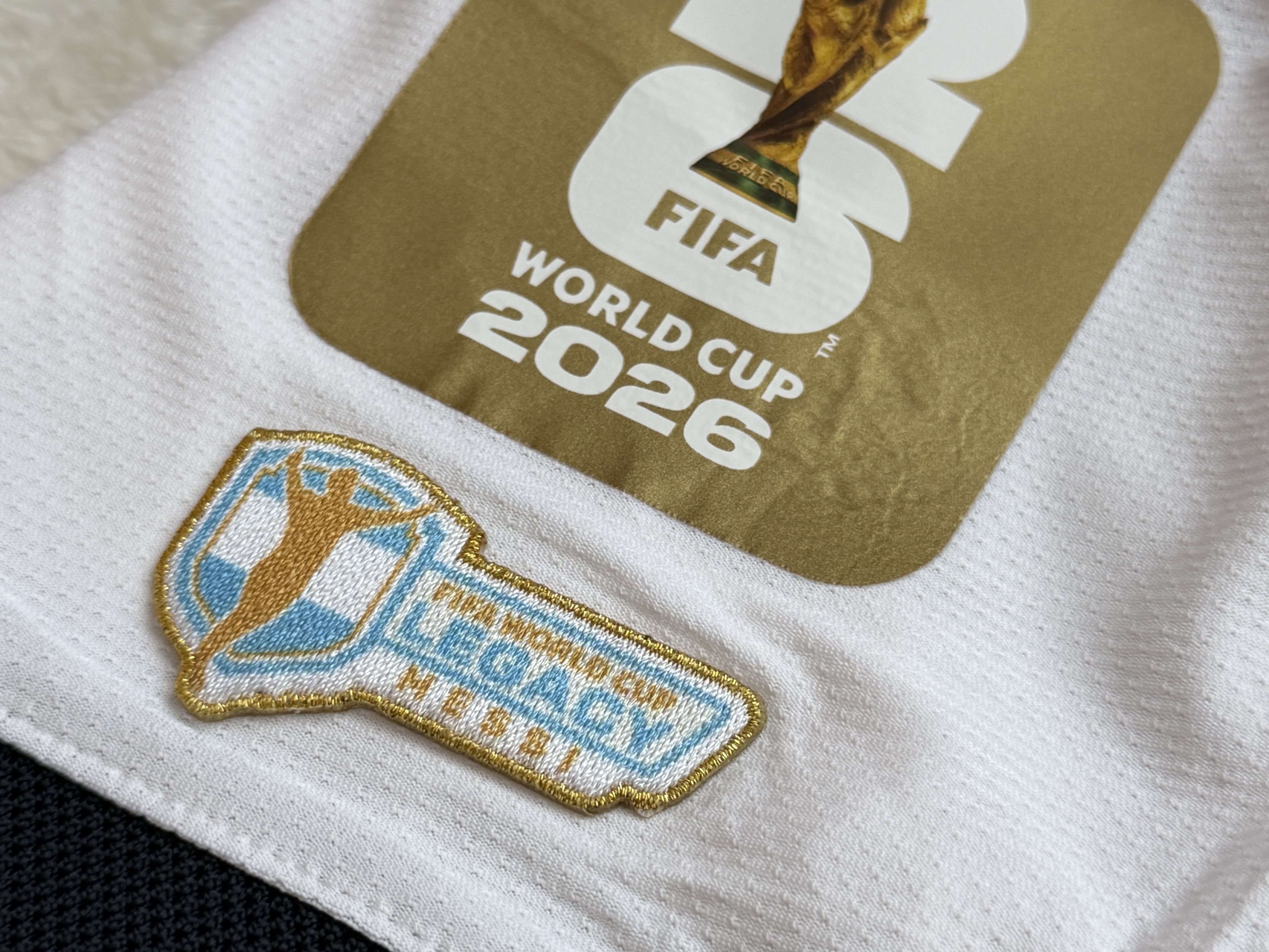 Adidas Argentina 2026 Home Authentic Jersey White Icey Blue - KR Sizing (Non Marking Ver.) 착용 스타일 - 2