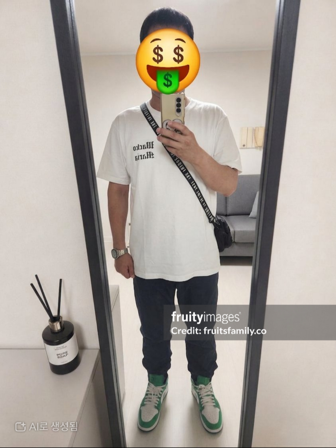 Human Made Military Pouch Small Navy, Jordan 1 Mid Lucky Green ์ฐฉ์ฉ ์คํ์ผ - 6