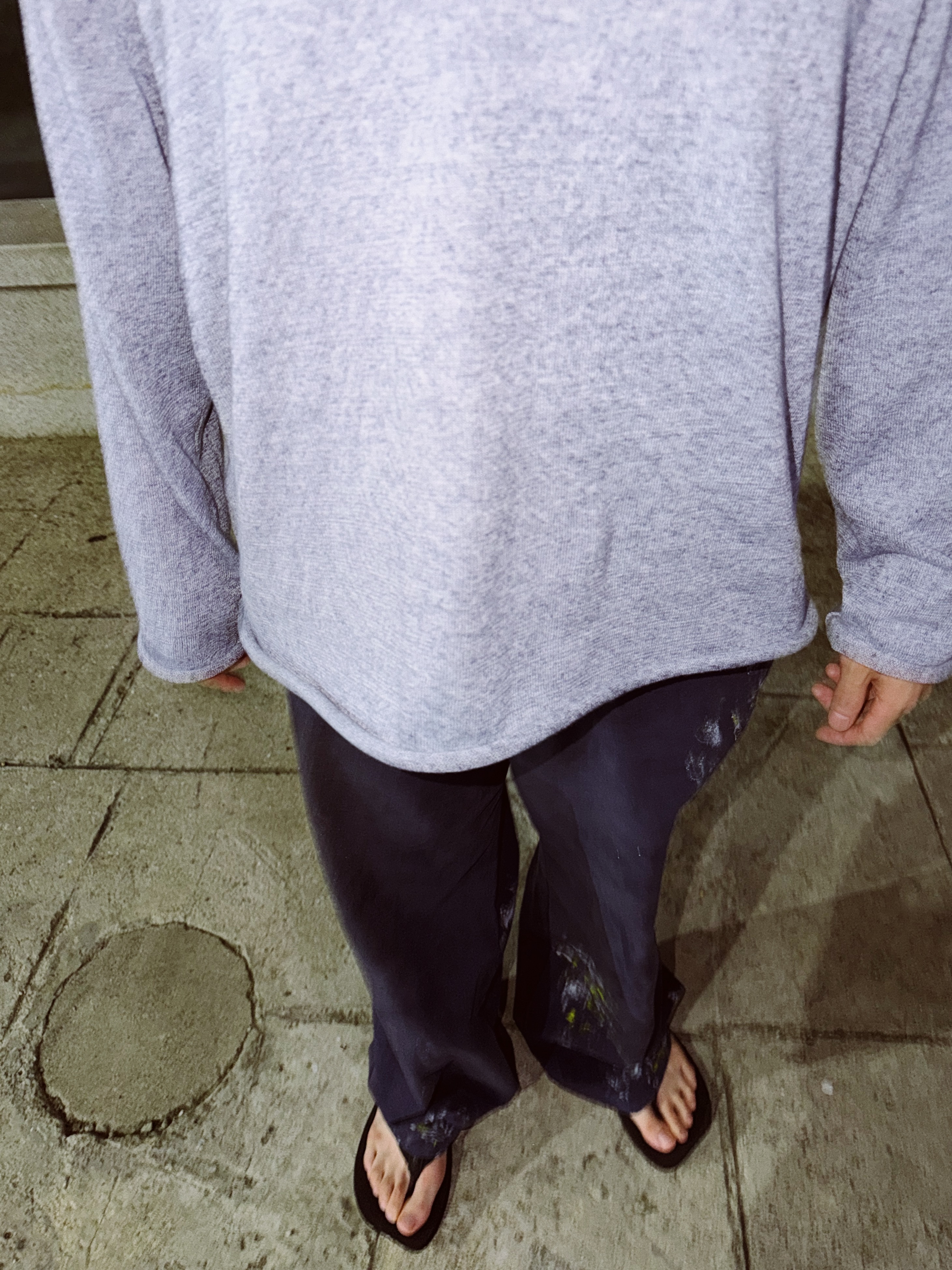 ANNOT YOUTH Long Bill Washing Cap Navy, STU Painter'S Cotton Pants In Navy 착용 스타일 - 6