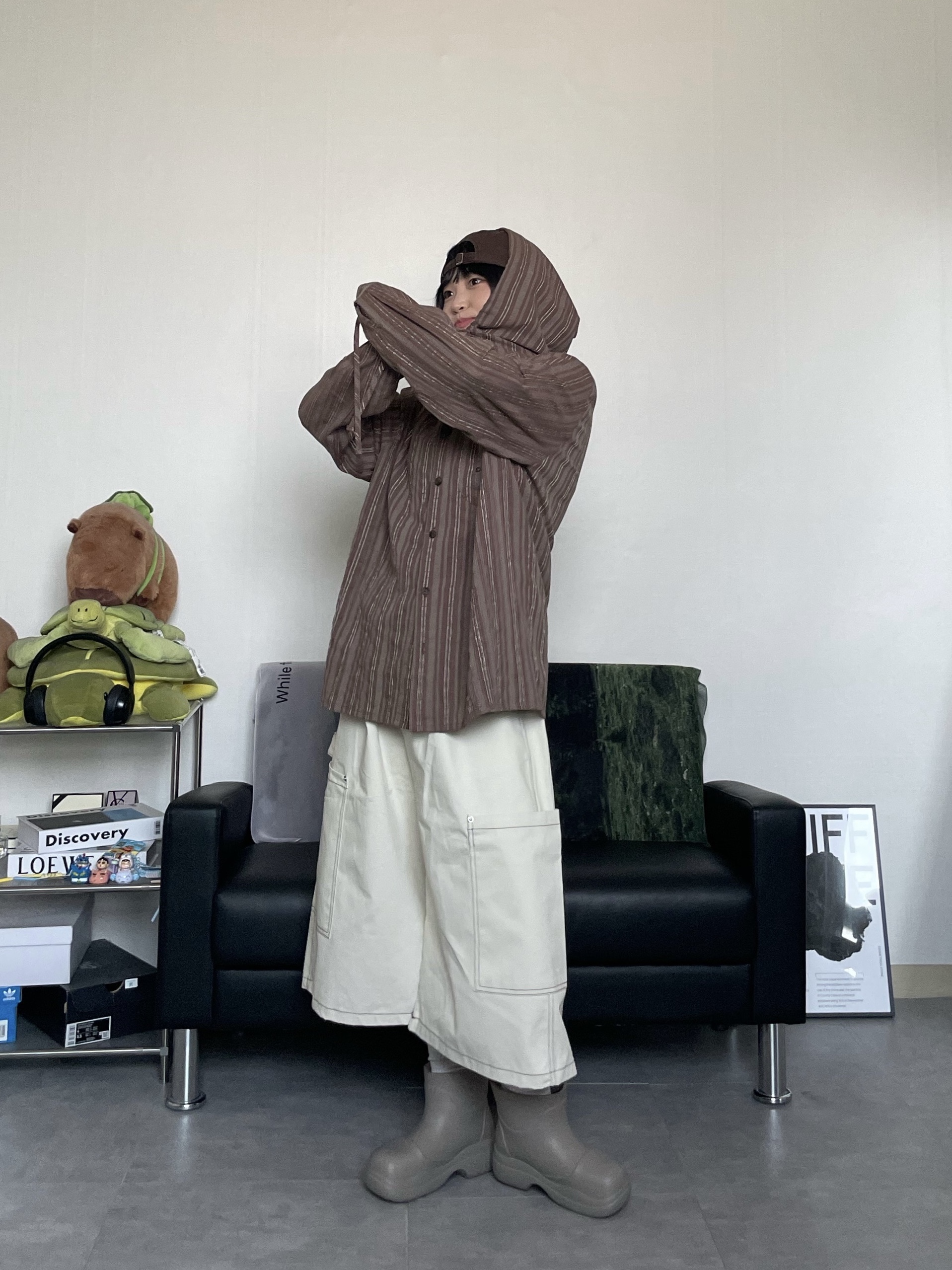 (W) Rockfishweatherwear Hayden Boots Cocoa 착용 스타일 - 7