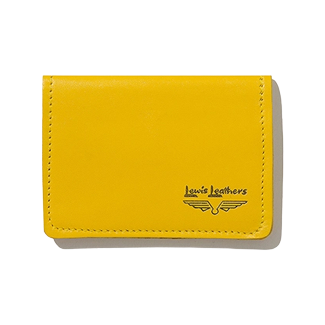 Card Wallet / Yellow Lewis Leathers Card Wallet Yellow