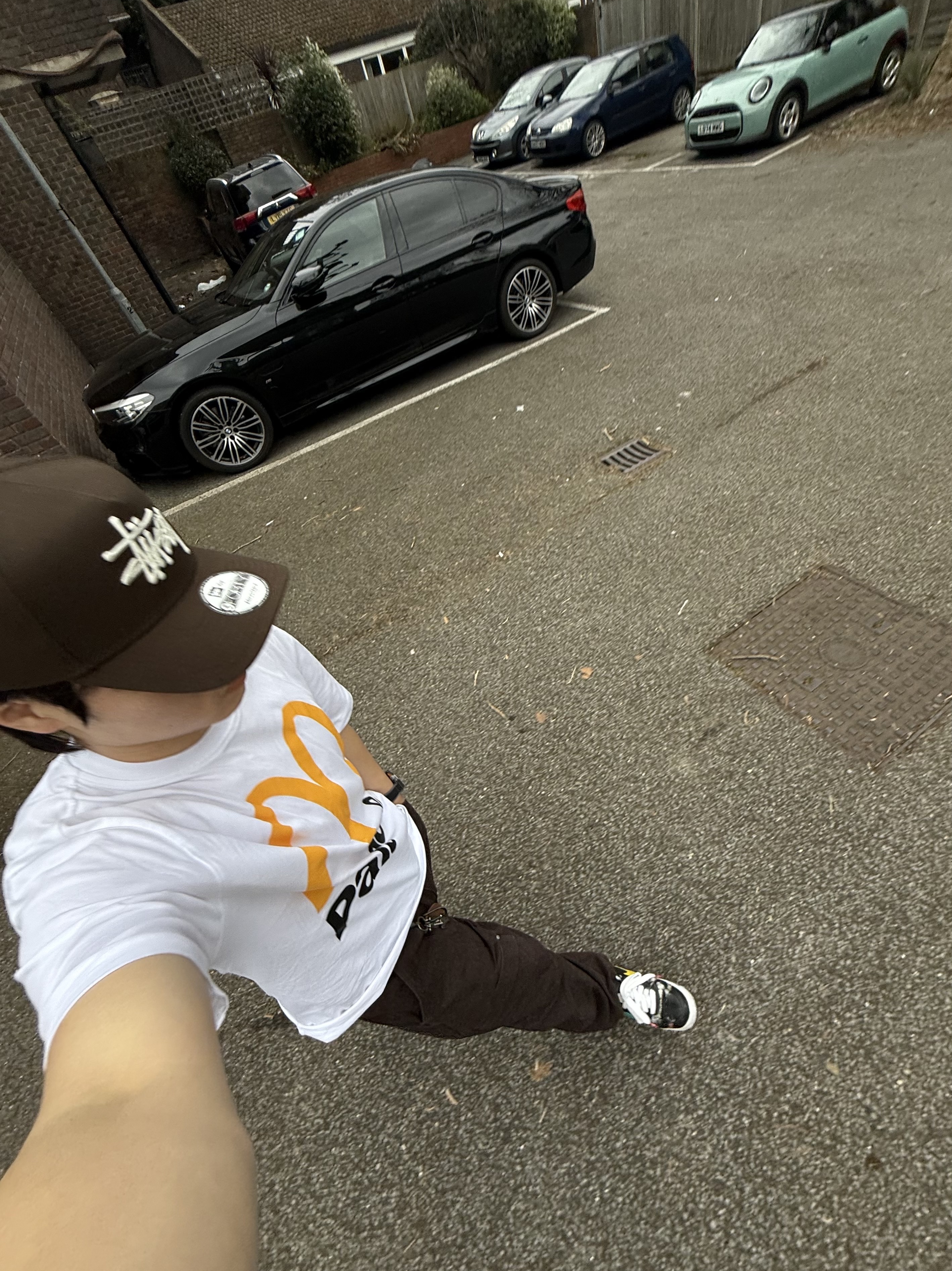 Nike x Peaceminusone Air Force 1 Low Para-Noise 3.0 Black and Multicolor, Palace x McDonald's Logo T-Shirt White - 23FW 착용 스타일 - 1