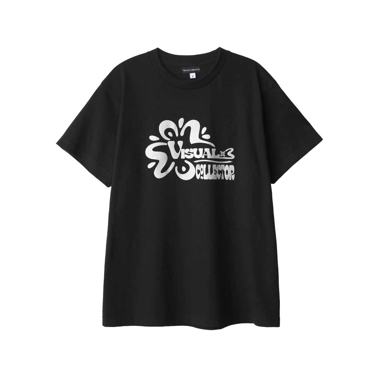 VC252TOP01BKF VISUAL COLLECTOR Metallic Artwork Tee - Black