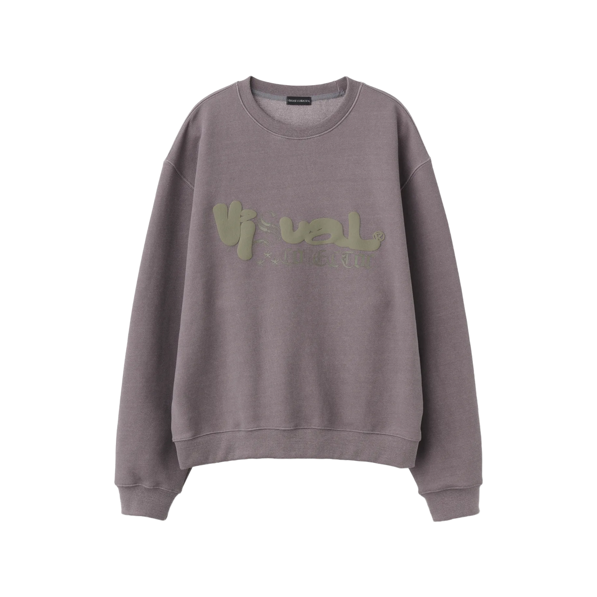 비주얼 컬렉터 피그먼트 아트워크 스웻셔츠 - 빈티지 핑크(VISUAL COLLECTOR Pigment Artwork Sweatshirt - Vintage Pink) - 1