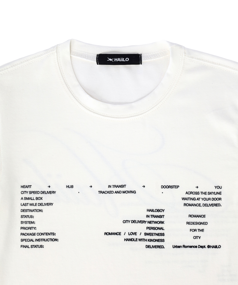 헤일로 시티 마일 티 라벨 화이트(HAiiLO City Mile Tee Label White) - 4