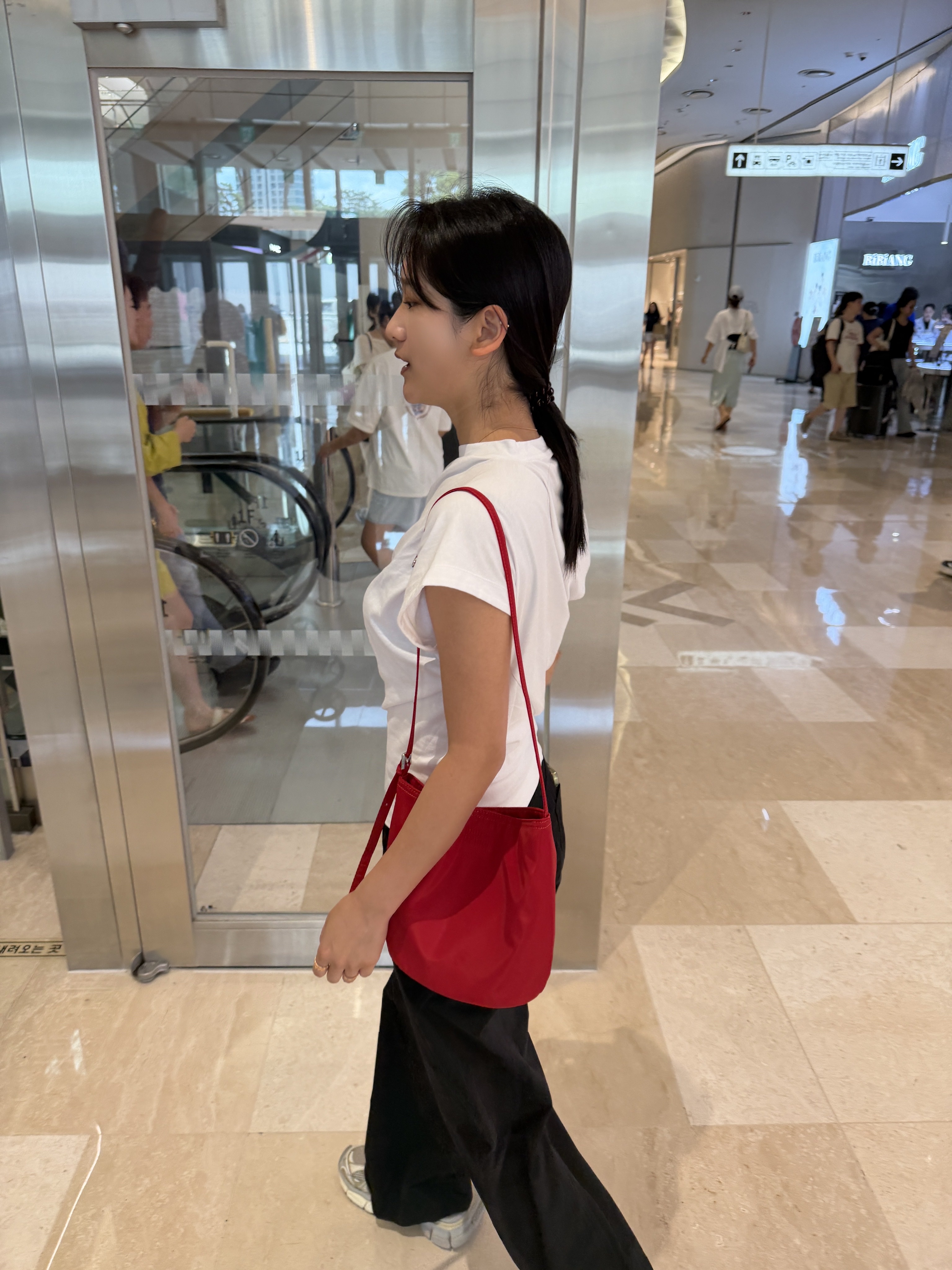 (W) Vivienne Westwood Hebo Top White 착용 스타일 - 2