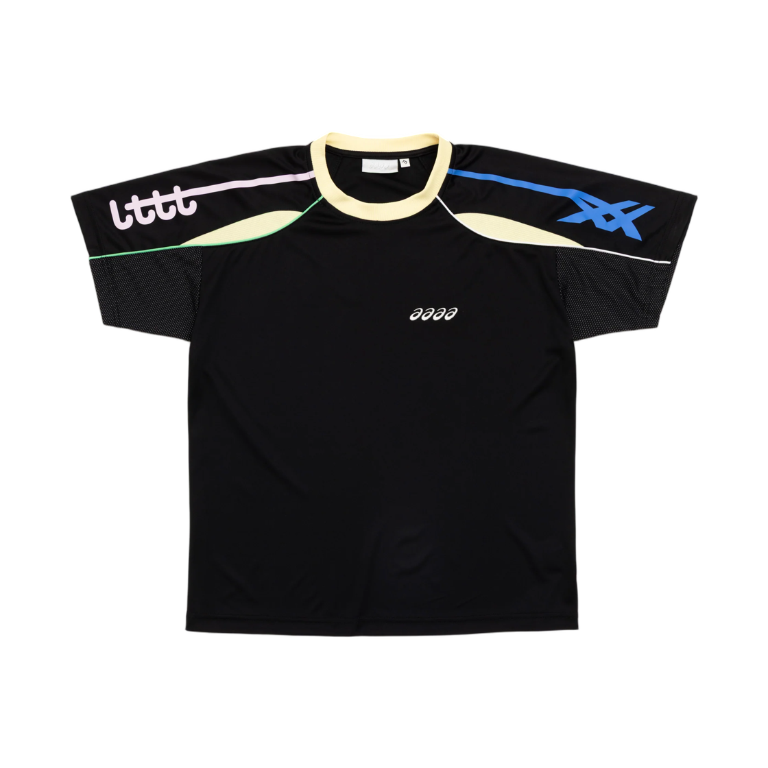 리틀 도쿄 테이블 테니스 x 아식스 AAAA 매치 저지 블랙(LTTT x Asics AAAA Match Jersey Black)