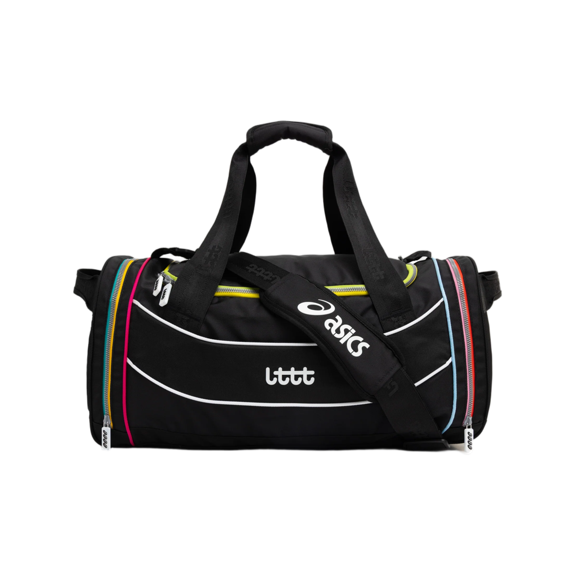 리틀 도쿄 테이블 테니스 x 아식스 트래블 더플 블랙(LTTT x Asics Travel Duffel Black)