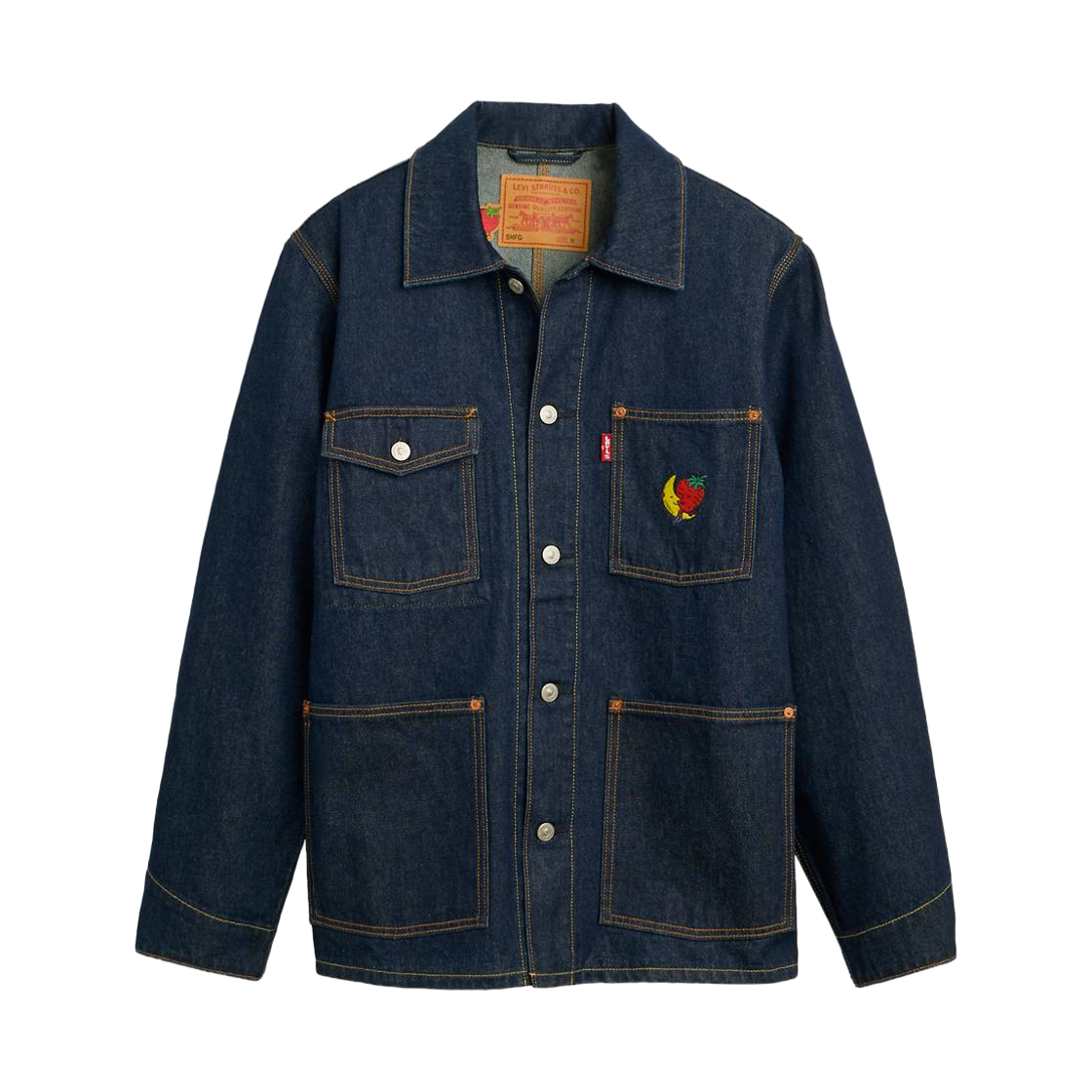 005RI0000 Levi’s x Sky High Farm Goods Chore Coat Rinse Dark Wash