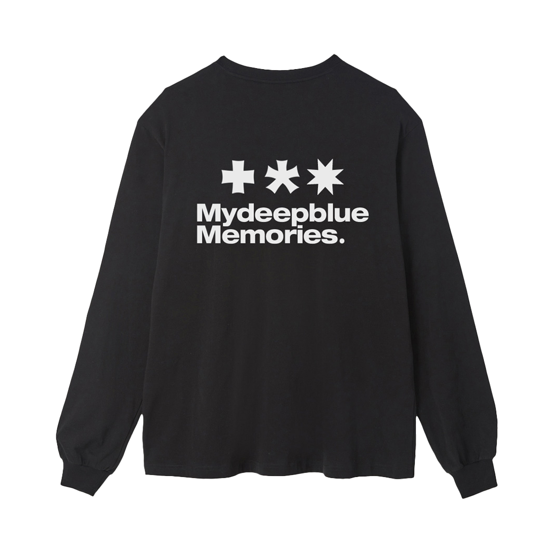26072708 MydeepblueMemories Mm Symbol Logo Long Sleeve Tblack