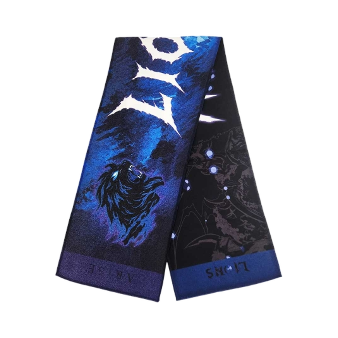 삼성 라이온즈 x 나 혼자만 레벨업 머플러 블루 퍼플(Samsung Lions x Solo Leveling Muffler Blue Purple) - 1
