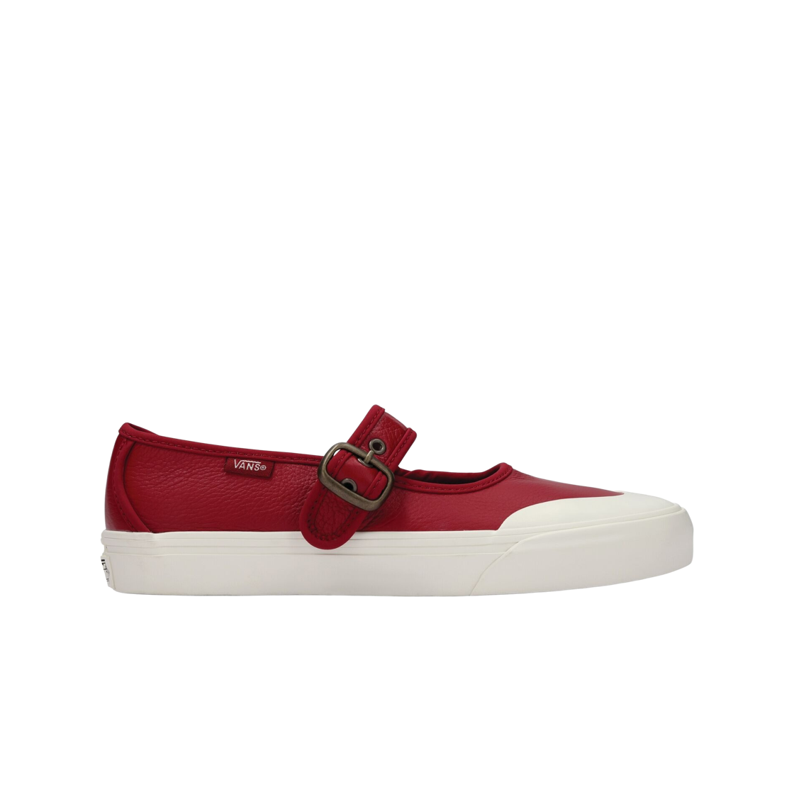VN000CRRBRD Vans Mary Jane Leather Bordeaux Red