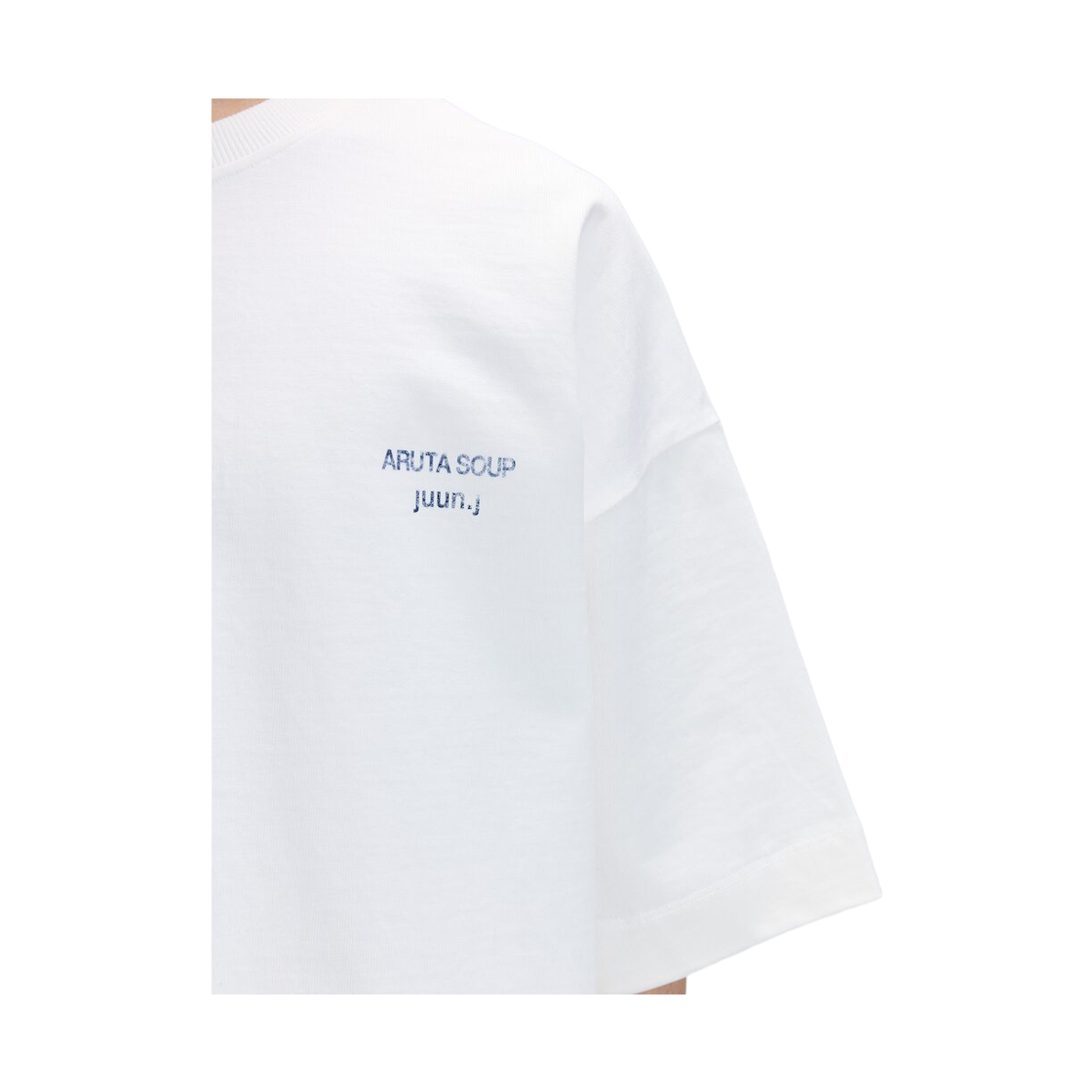 준지 x 아루타 수프 세미오버핏 숏슬리브 화이트(JUUN.J x ARUTA SOUP Semioverfit Short Sleeve White) - 5