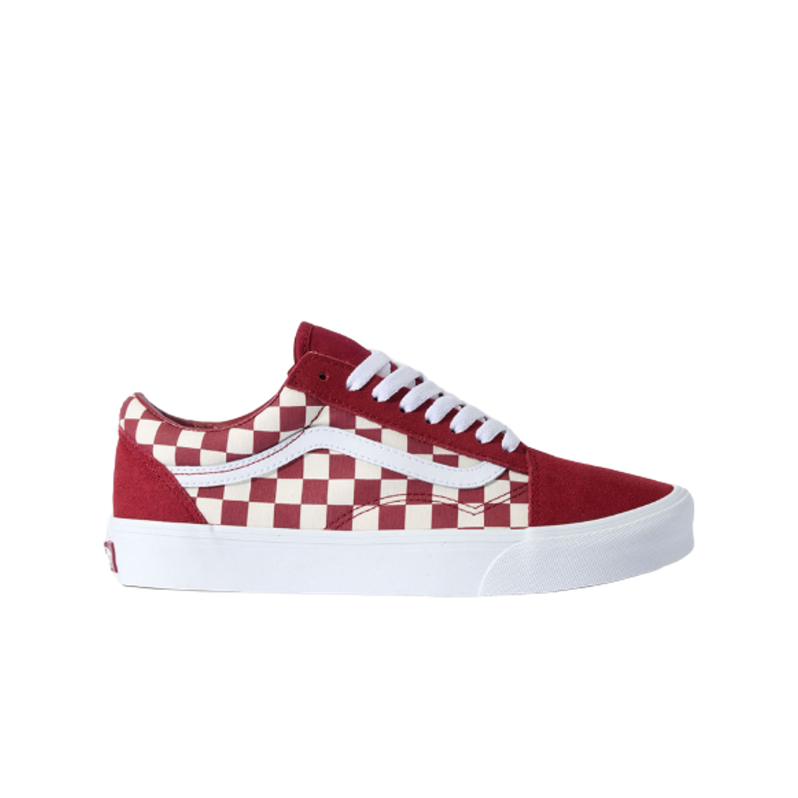 VN000DB3Y52 Vans Old Skool Checkerboard Red White