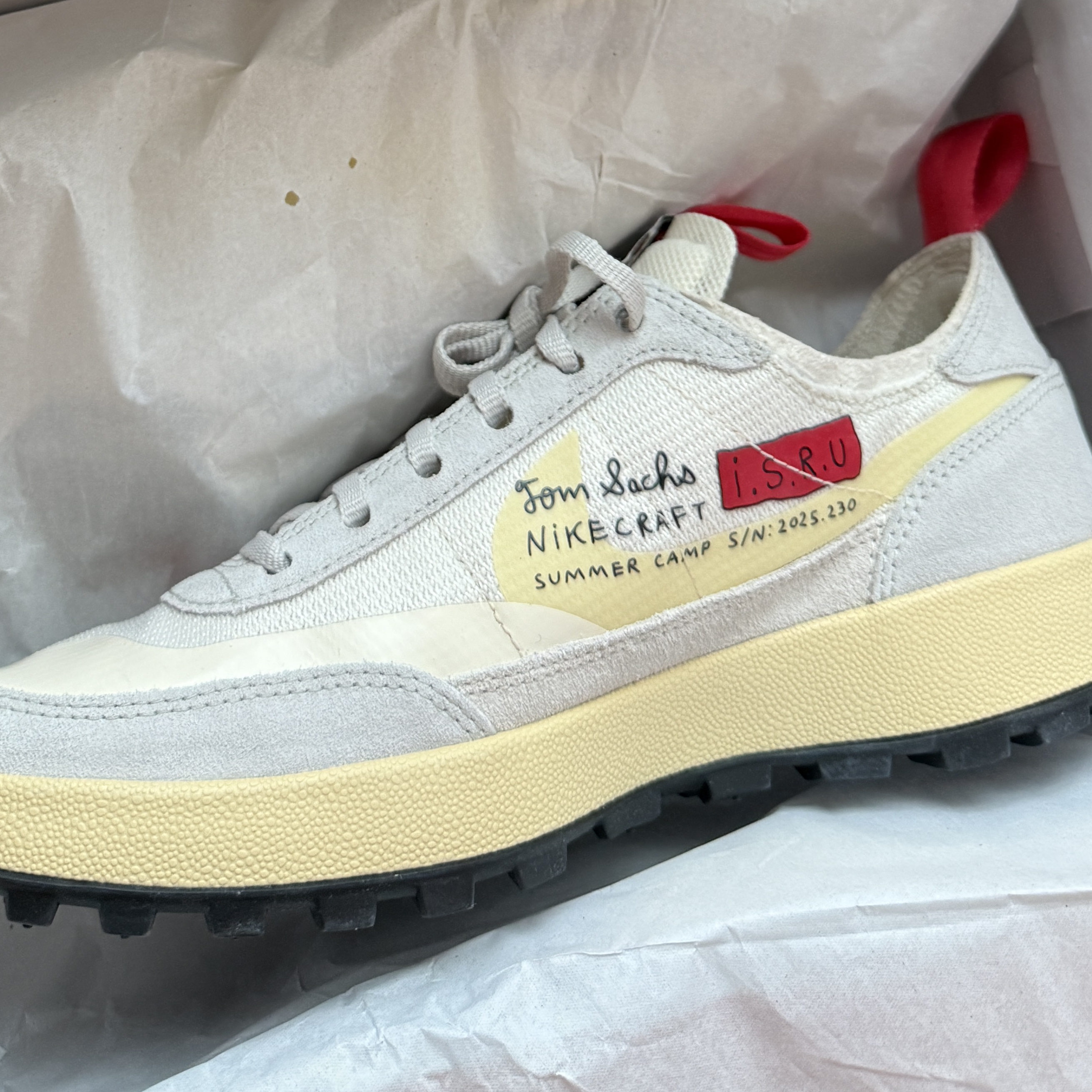 Nike x Tom Sachs General Purpose Shoe Grey Yellow 착용 스타일