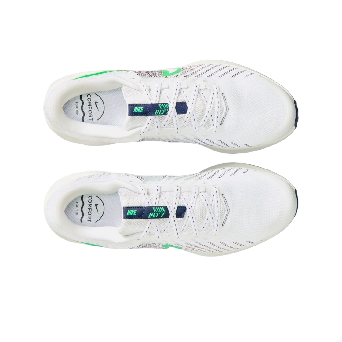 나이키 런 디파이 화이트 미드나잇 네이비(Nike Run Defy White Midnight Navy) - 2