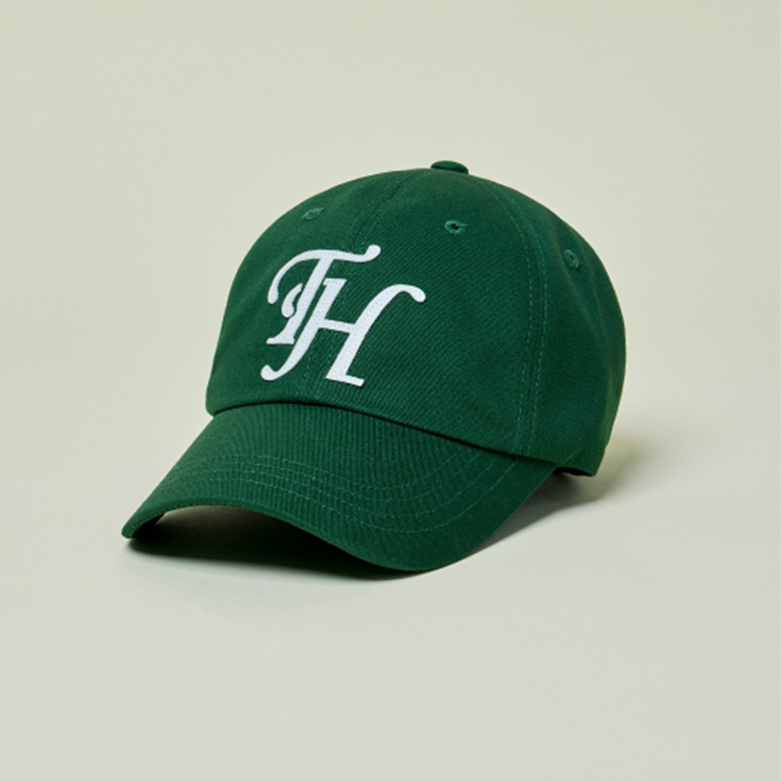 트래픽하모니 TH 로고 아플리케 딥핏 볼캡 그린(Traffic Harmony TH Logo Applique Deep Fit Ball Cap Green) - 4