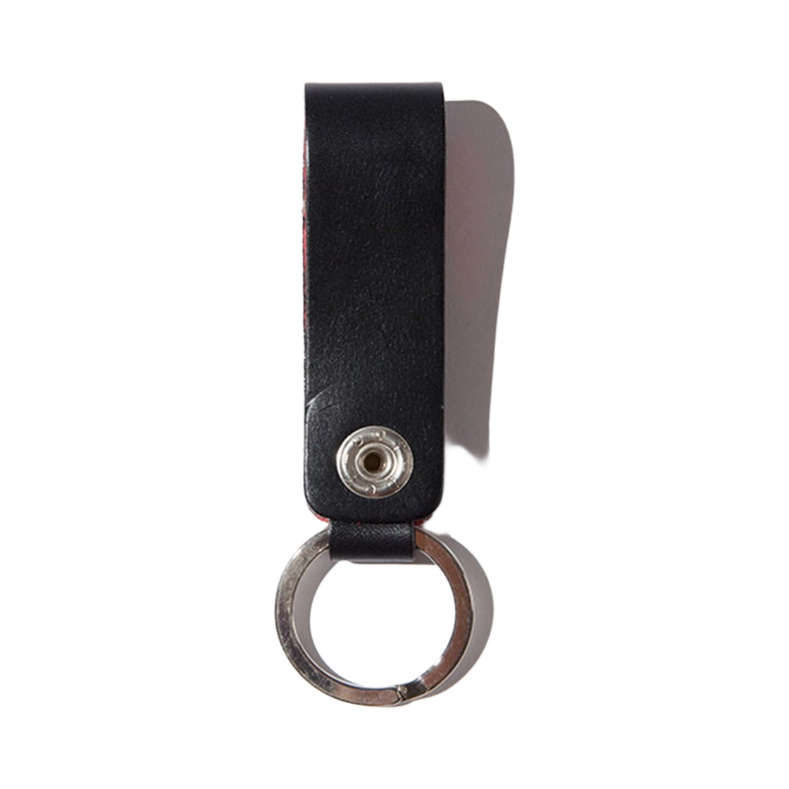 루이스 레더 벨트 루프 키링 엠케이 1 블랙 & 골드(Lewis Leathers Belt Loop Key Ring MK.1 Black & Gold) - 2