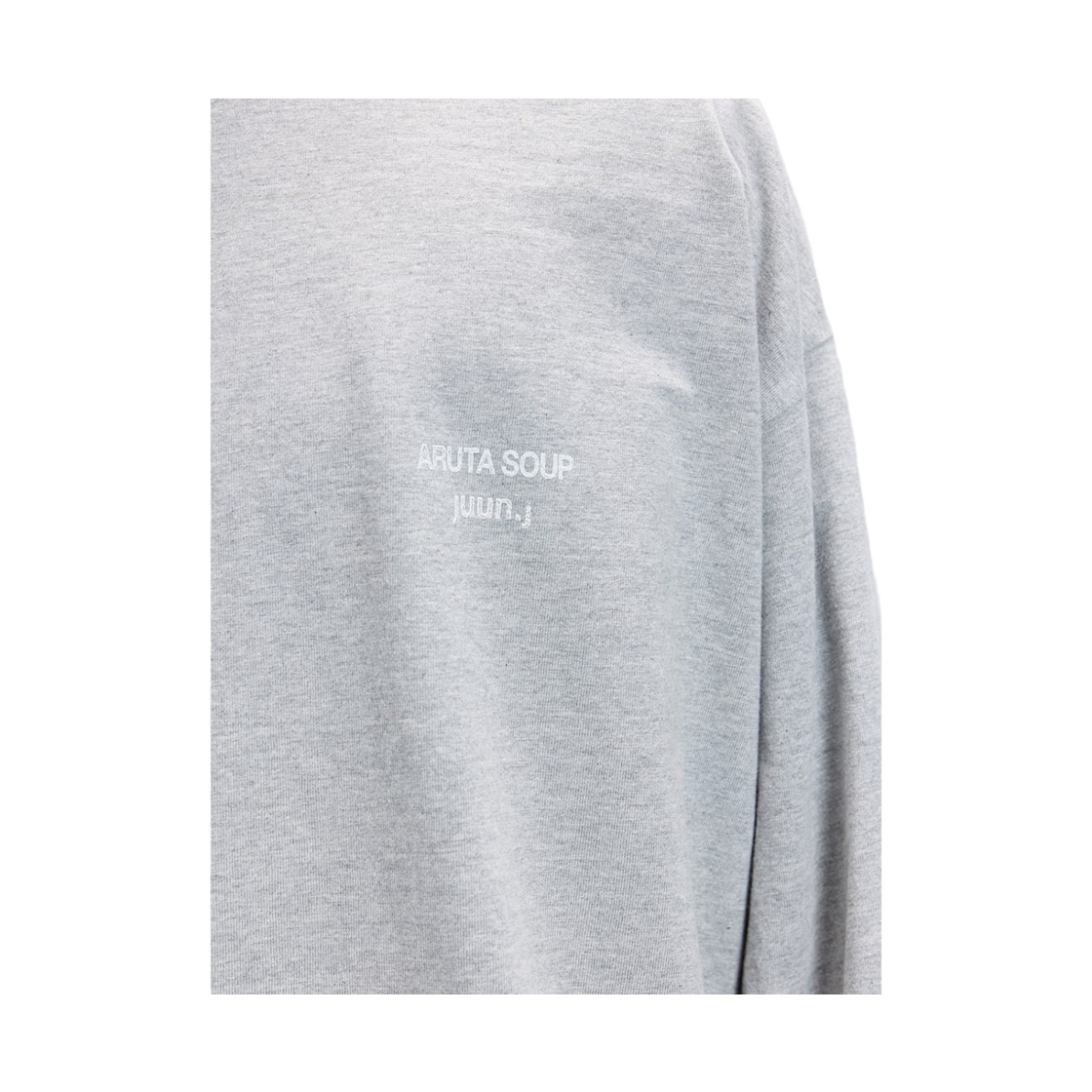 준지 x 아루타 수프 뉴오버핏 롱슬리브 그레이(JUUN.J x ARUTA SOUP Newoverfit Long Sleeve Grey) - 5