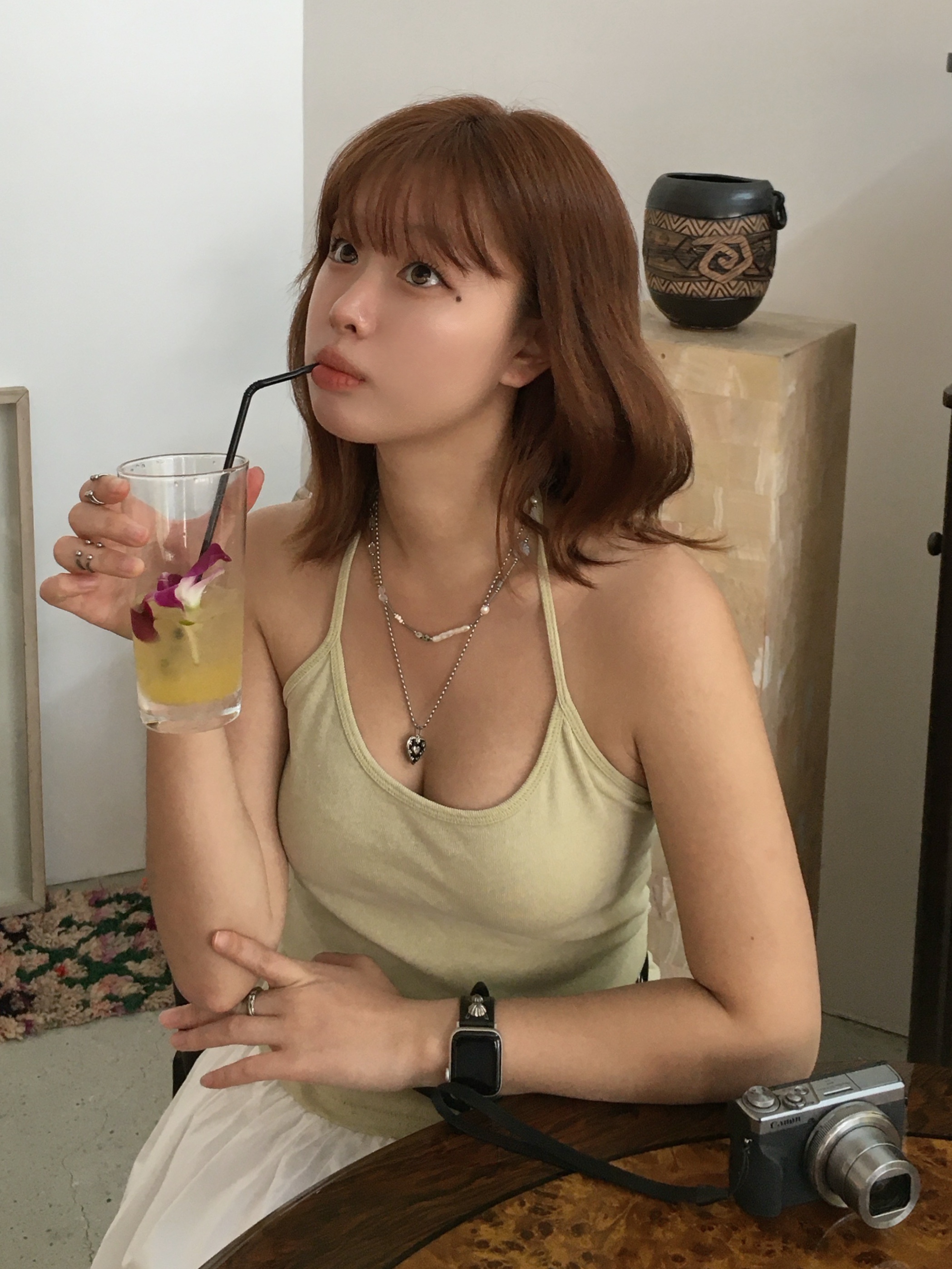 Riomeu Pinocchio Necklace 착용 스타일 - 1