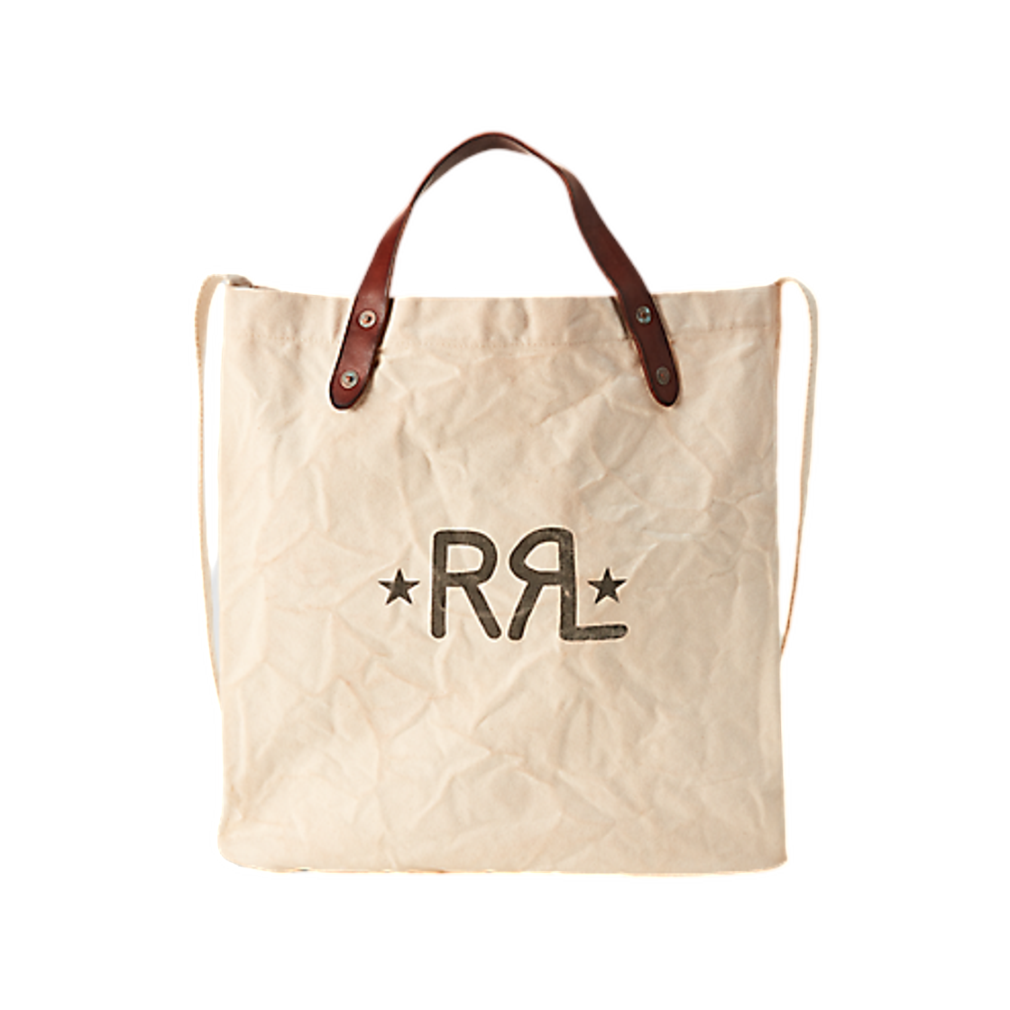 더블알엘 컨버스 로고 마켓 토트 그레이지(Double RL Canvas Logo Market Tote Greige) - 1