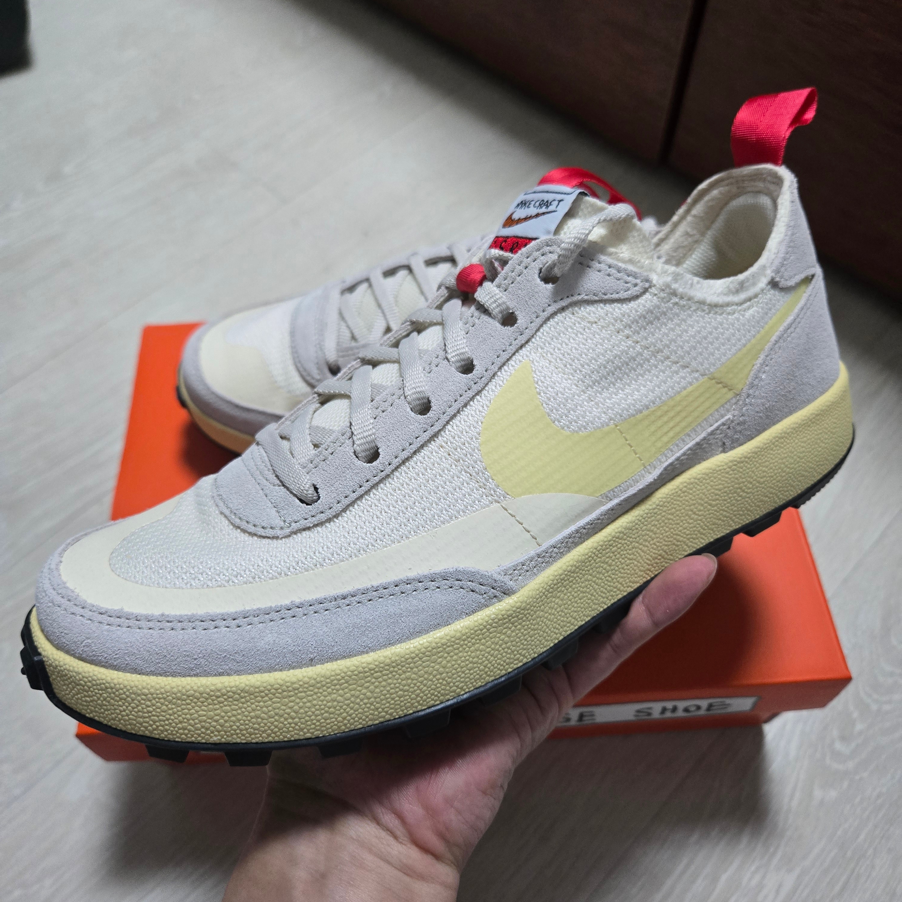 Nike x Tom Sachs General Purpose Shoe Grey Yellow 착용 스타일 - 1