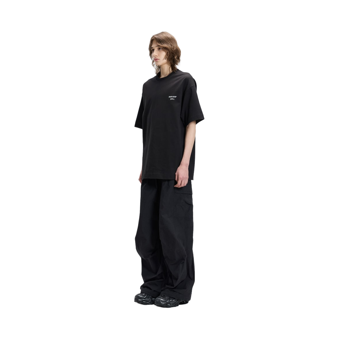 준지 x 아루타 수프 세미오버핏 숏슬리브 블랙(JUUN.J x ARUTA SOUP  Semioverfit Short Sleeve Black) - 3