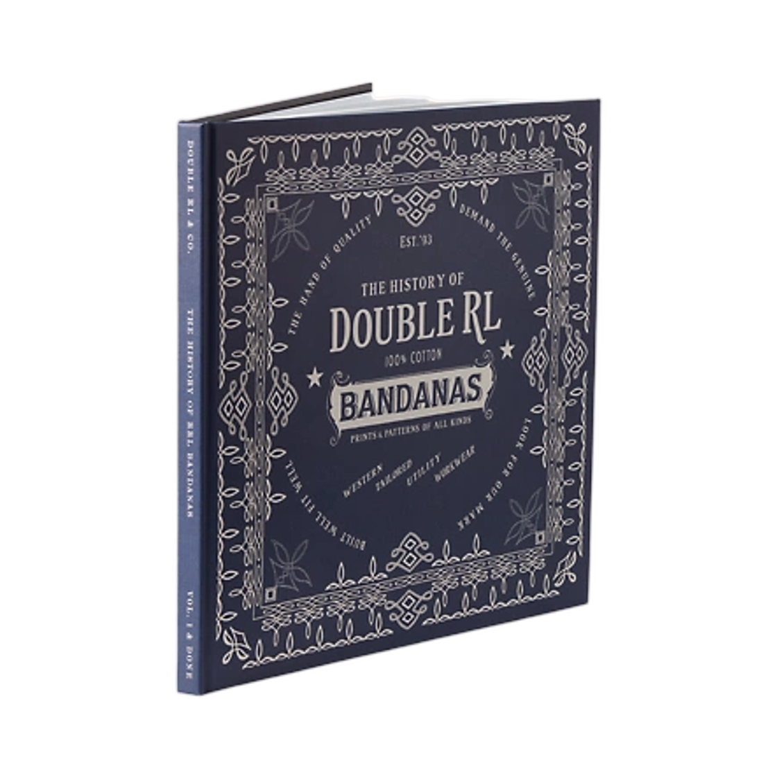 더블알엘 더 히스토리 오브 더블알엘 반다나 인디고 하드 커버(Double RL The History of Double RL Bandanas Indigo Hardcover)