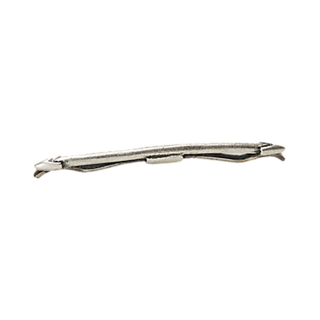 더블알엘 실버 플리츠 칼라 바 실버(Double RL Silver Pleated Collar Bar Silver)