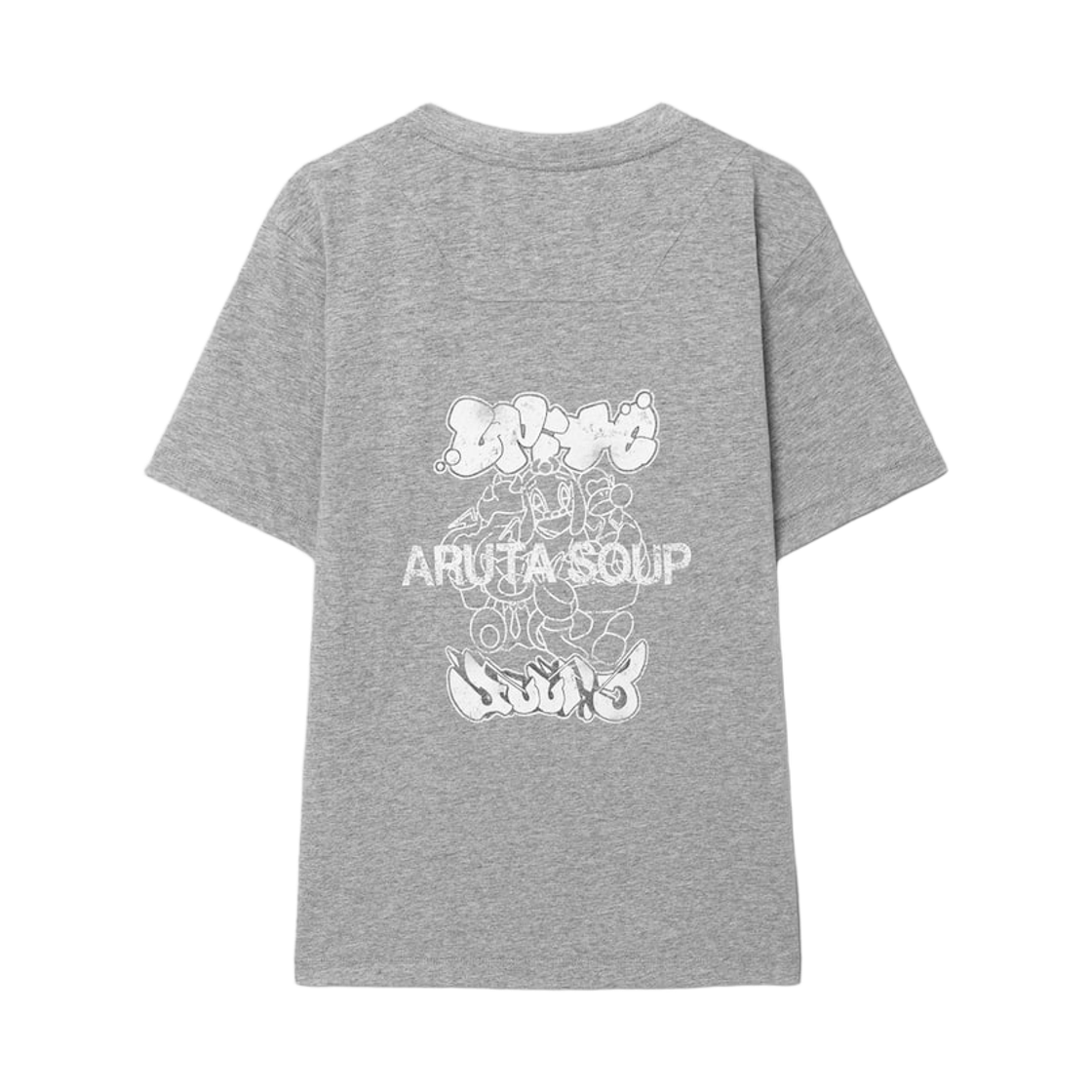 준지 x 아루타 수프 슬림핏 티셔츠 그레이(JUUN.J x ARUTA SOUP Slimfit T-shirts Grey) - 4