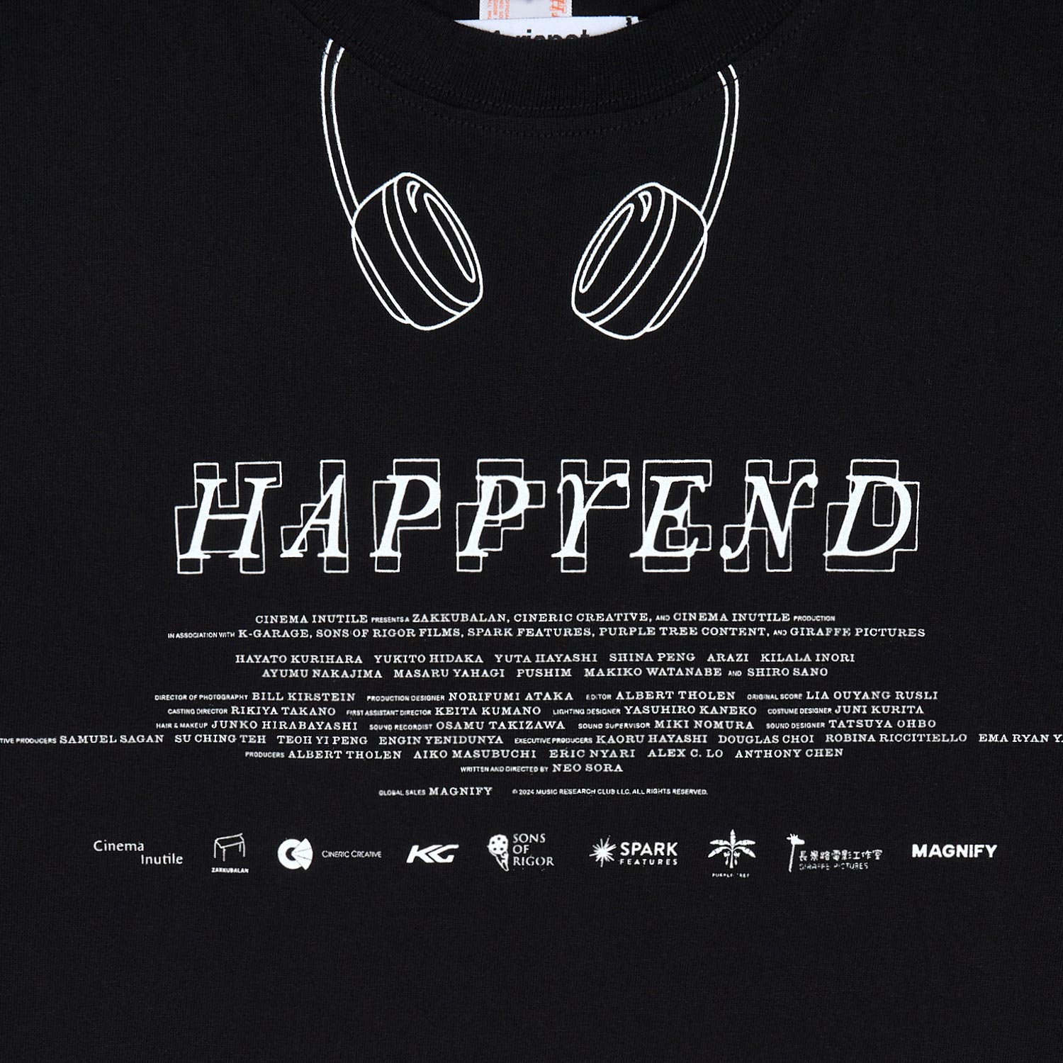 [KREAM 단독] 사파리스팟 x 해피엔드 헤드셋 티셔츠 (블랙)([KREAM 단독] Safarispot X Happyend Headset T-Shirt (Black)) - 2