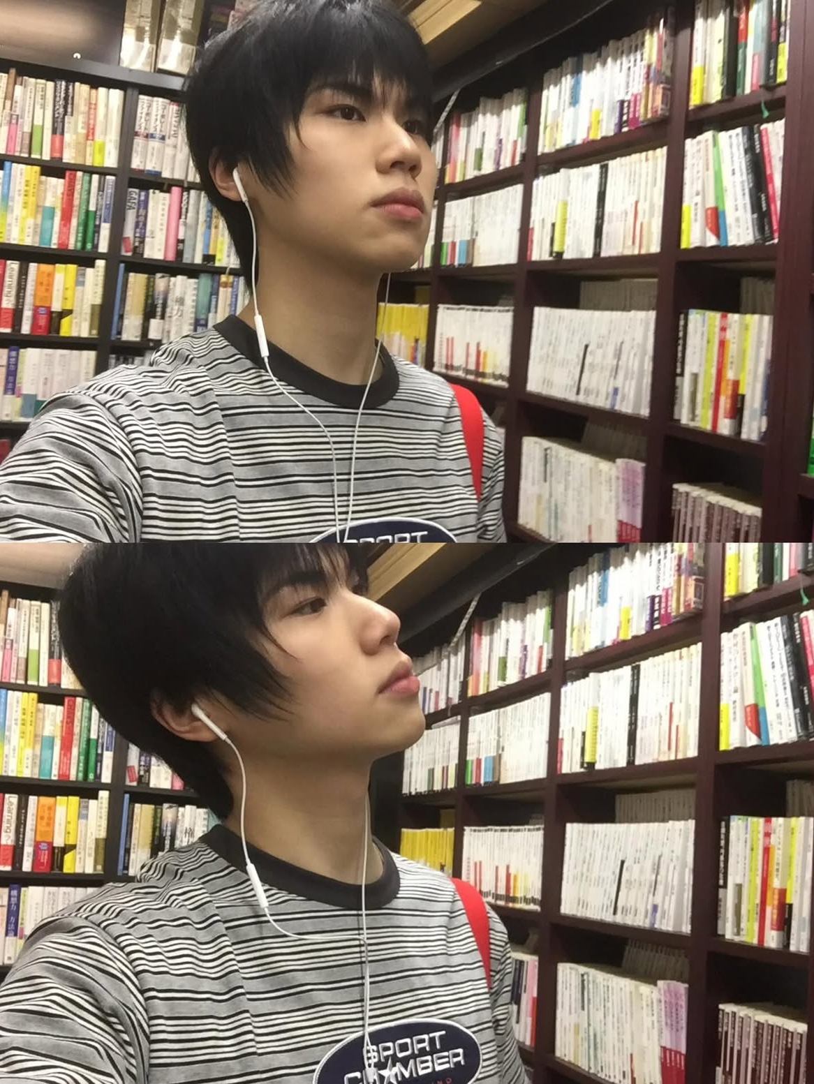 SPORT CHAMBER Capsule T-shirt GRAY 착용 스타일 - 5