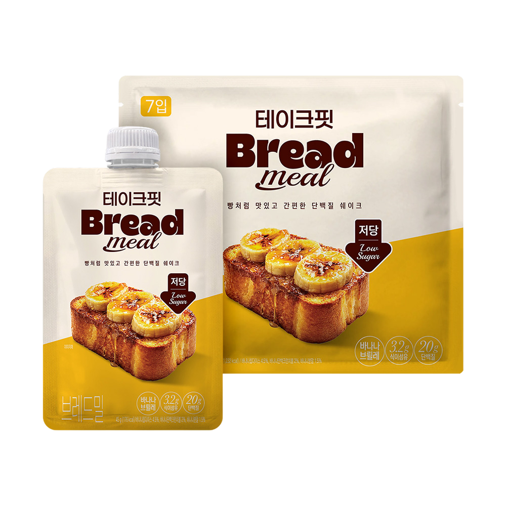 테이크핏 브레드밀 4종 7개 ( = 1팩 ) 골라담기 ( 택 1 )(Takefit breadmeal 4-Flavor 7 each( 1 whole pack )  (Select 1)) - 4