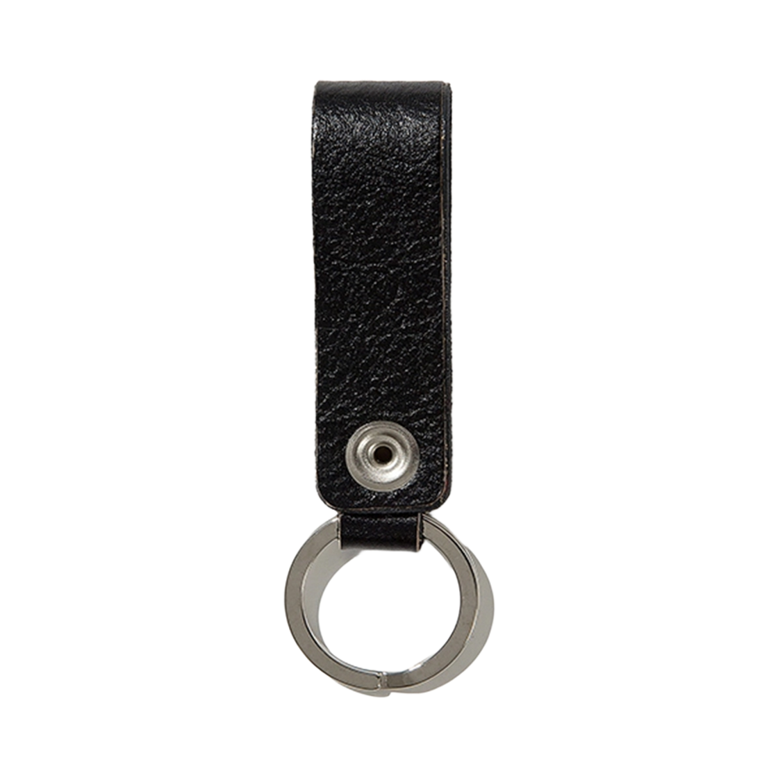 루이스 레더 베지터블 카우 벨트 루프 키링 엠케이 1 블랙(Lewis Leathers Vegetable Cow Belt Loop Key Ring MK.1 Black) - 2